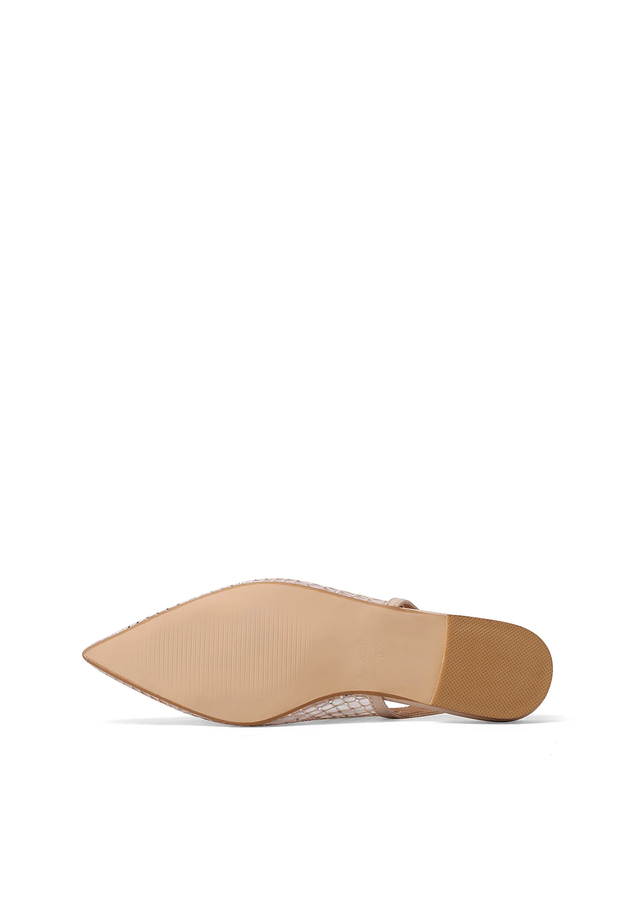 Ballerina slingback nera a rete elegante ZM9998 - Image 13