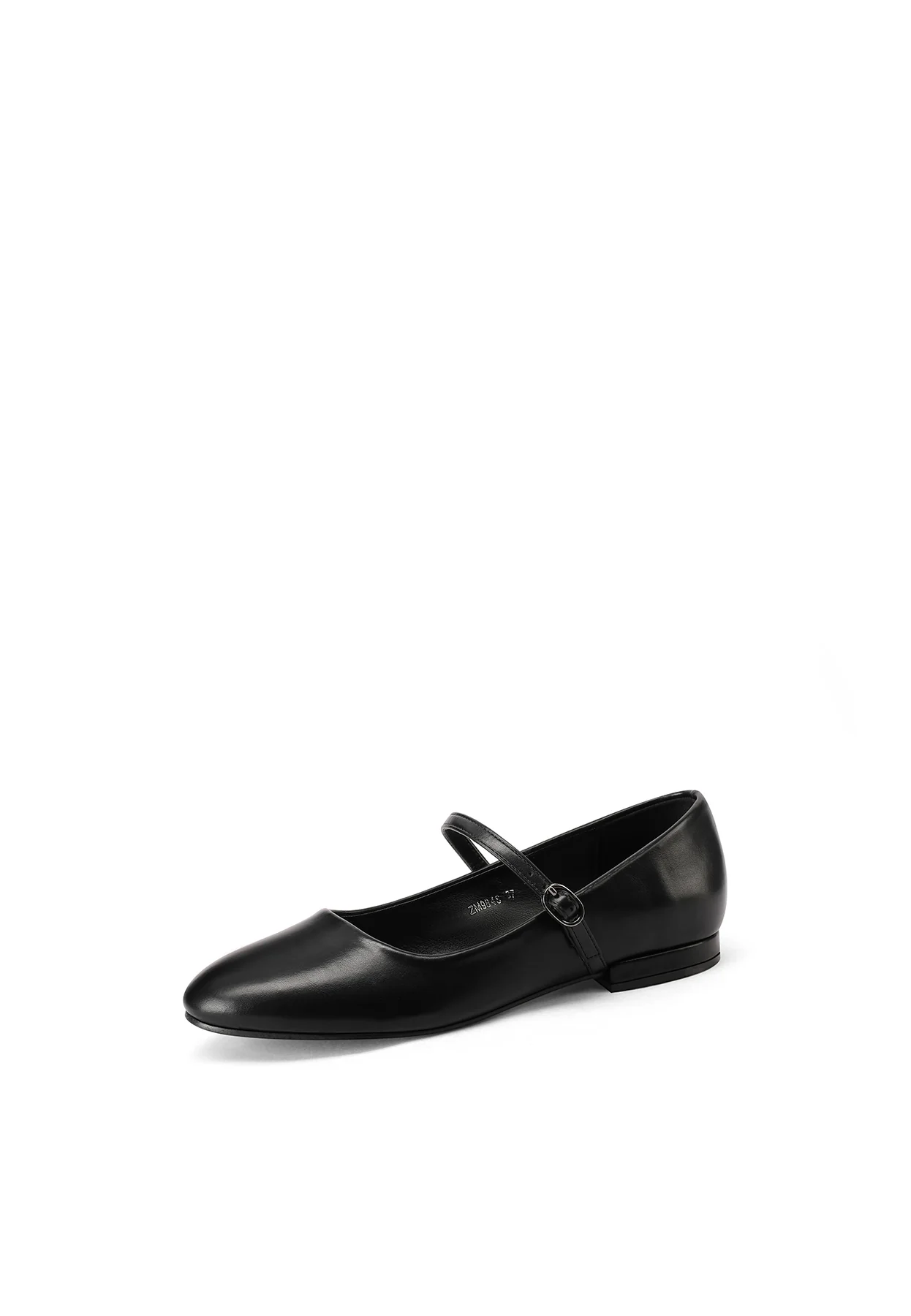 Ballerina Mary Jane nera con cinturino ZM9848 - Image 3
