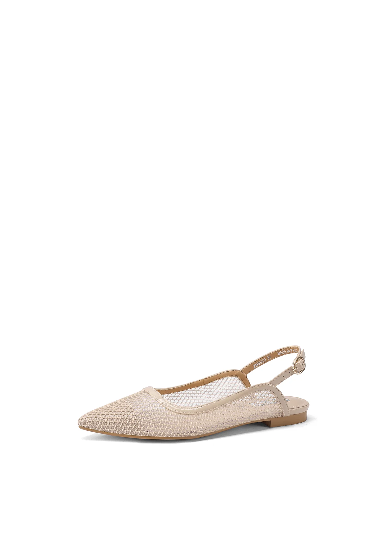 Ballerina slingback a rete con punta affusolata ZM9969 - Image 10