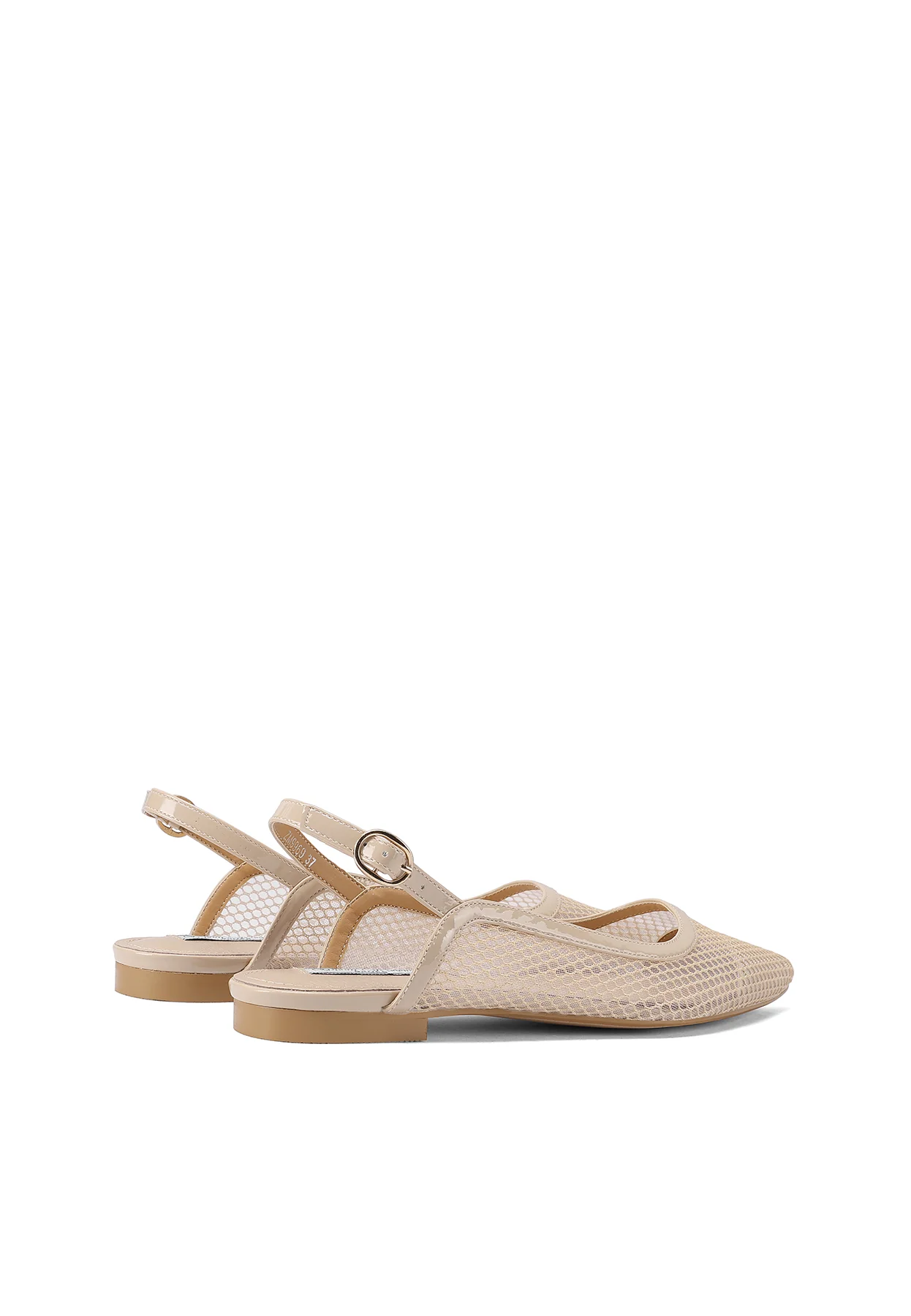 Ballerina slingback a rete con punta affusolata ZM9969 - Image 11