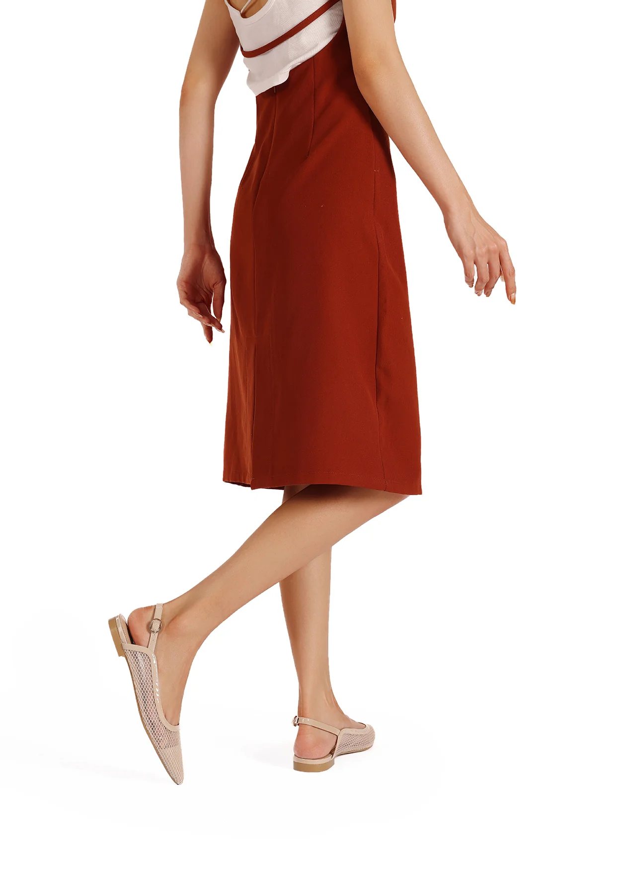 Ballerina slingback a rete con punta affusolata ZM9969 - Image 14