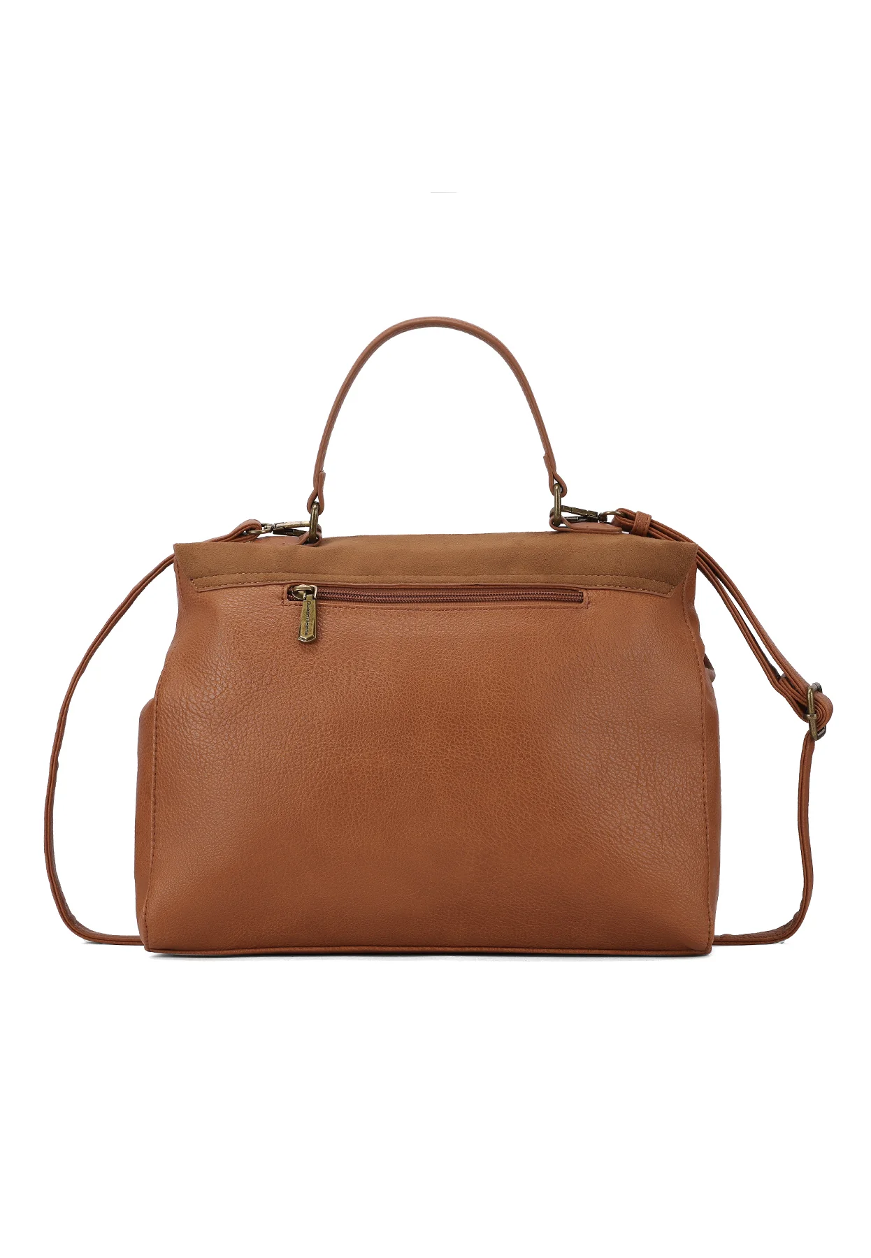 Borsa stile college in ecopelle e camoscio M1054 - Image 11