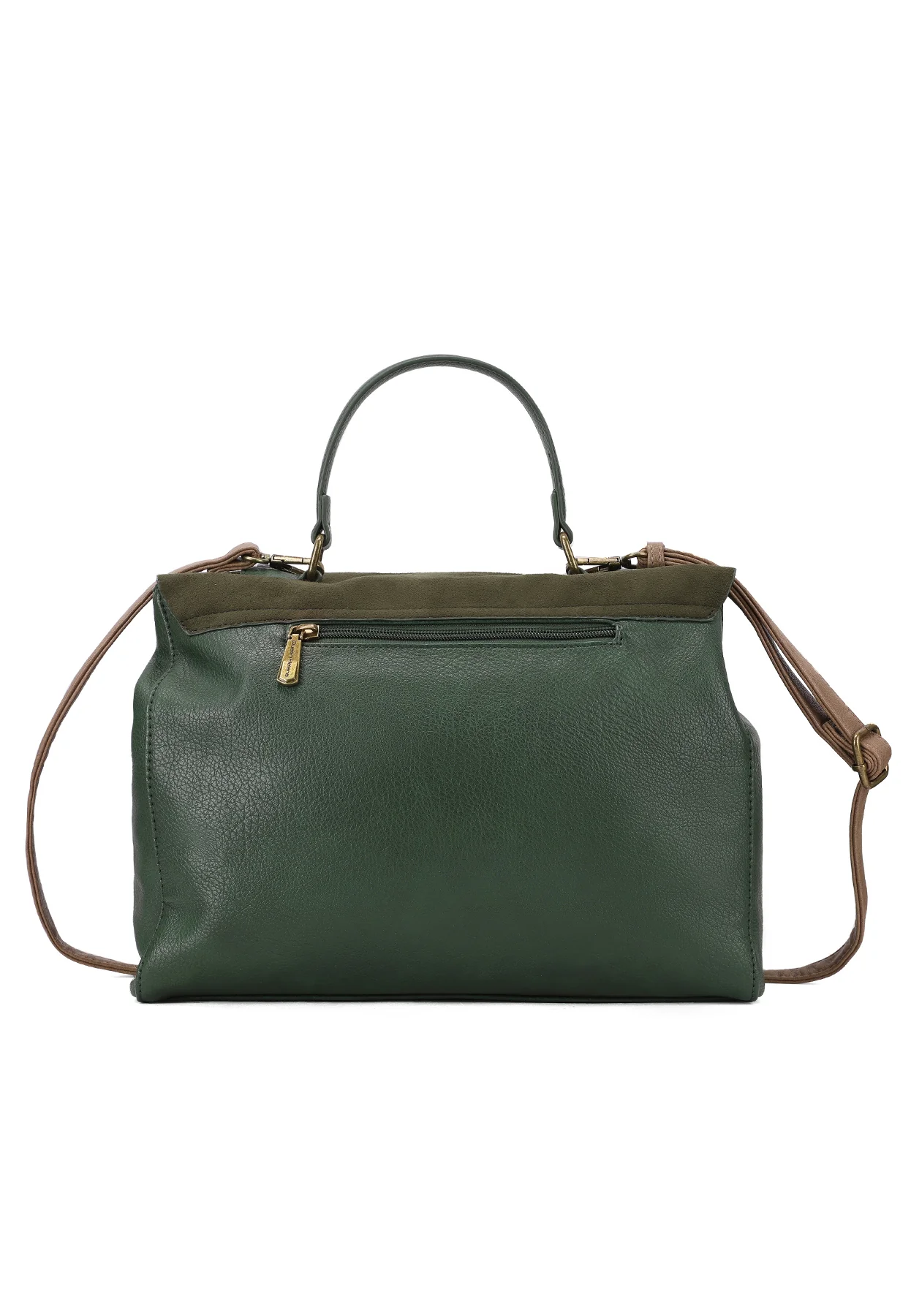 Borsa stile college in ecopelle e camoscio M1054 - Image 23
