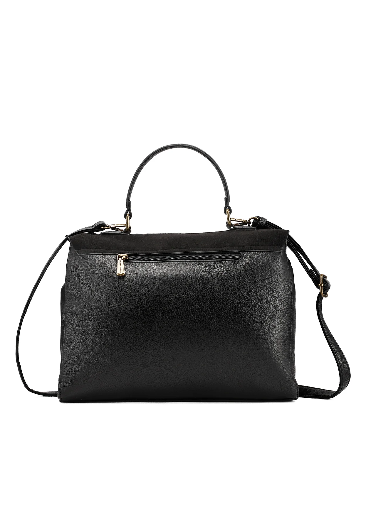 Borsa stile college in ecopelle e camoscio M1054 - Image 5