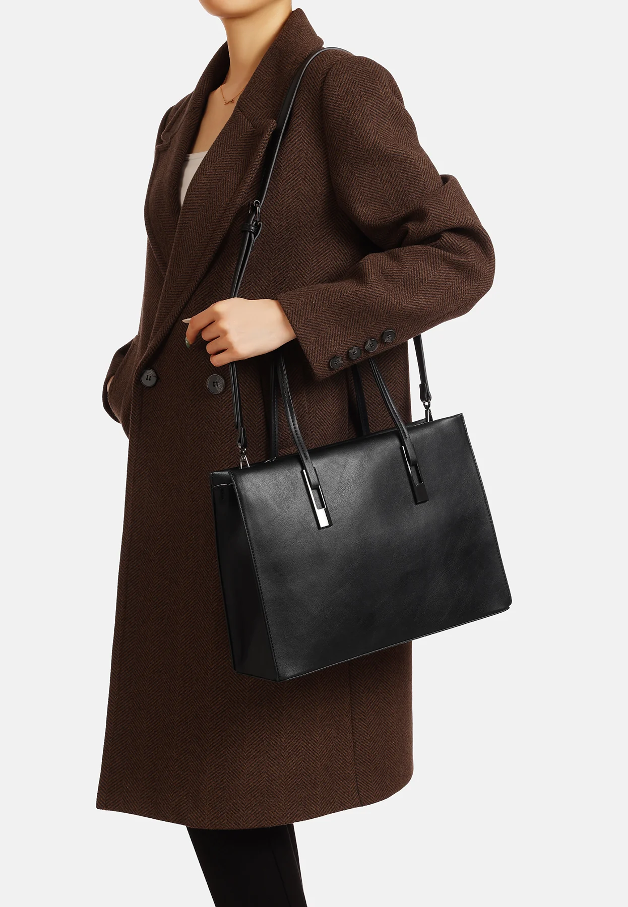 Borsa in ecopelle con manici M1063 - Image 13