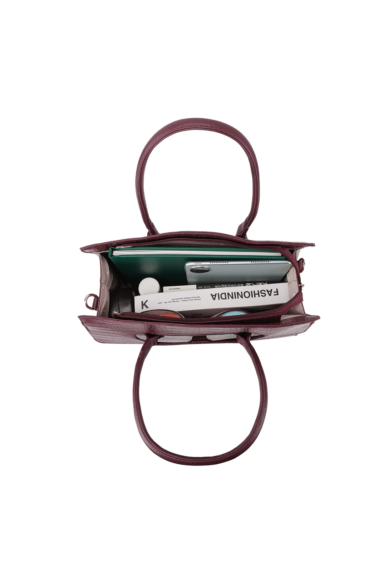 Borsa coccodrillo elegante e pratica M1064 - Image 17