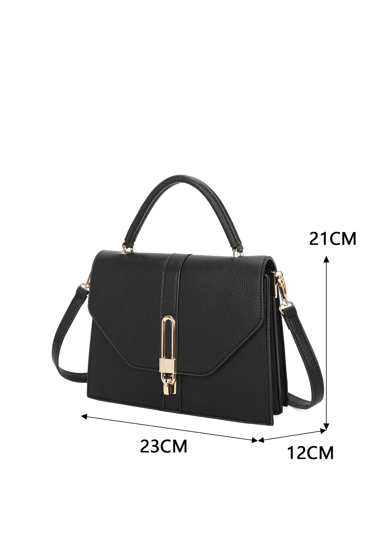 Borsa a mano con chiusura metallica M2003 - Image 12