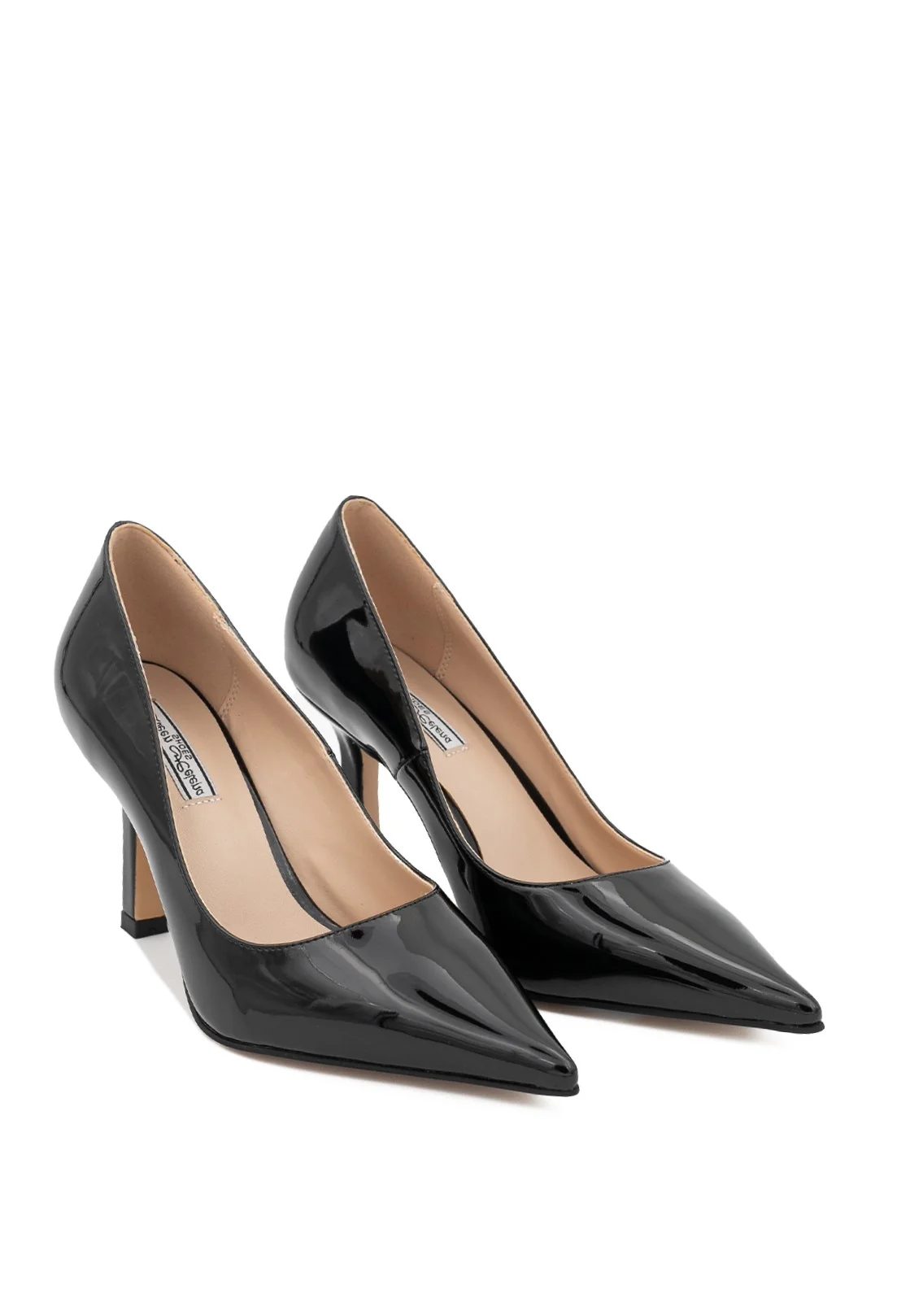 Décolleté eleganti lucide con tacco medio K3147 - Image 4