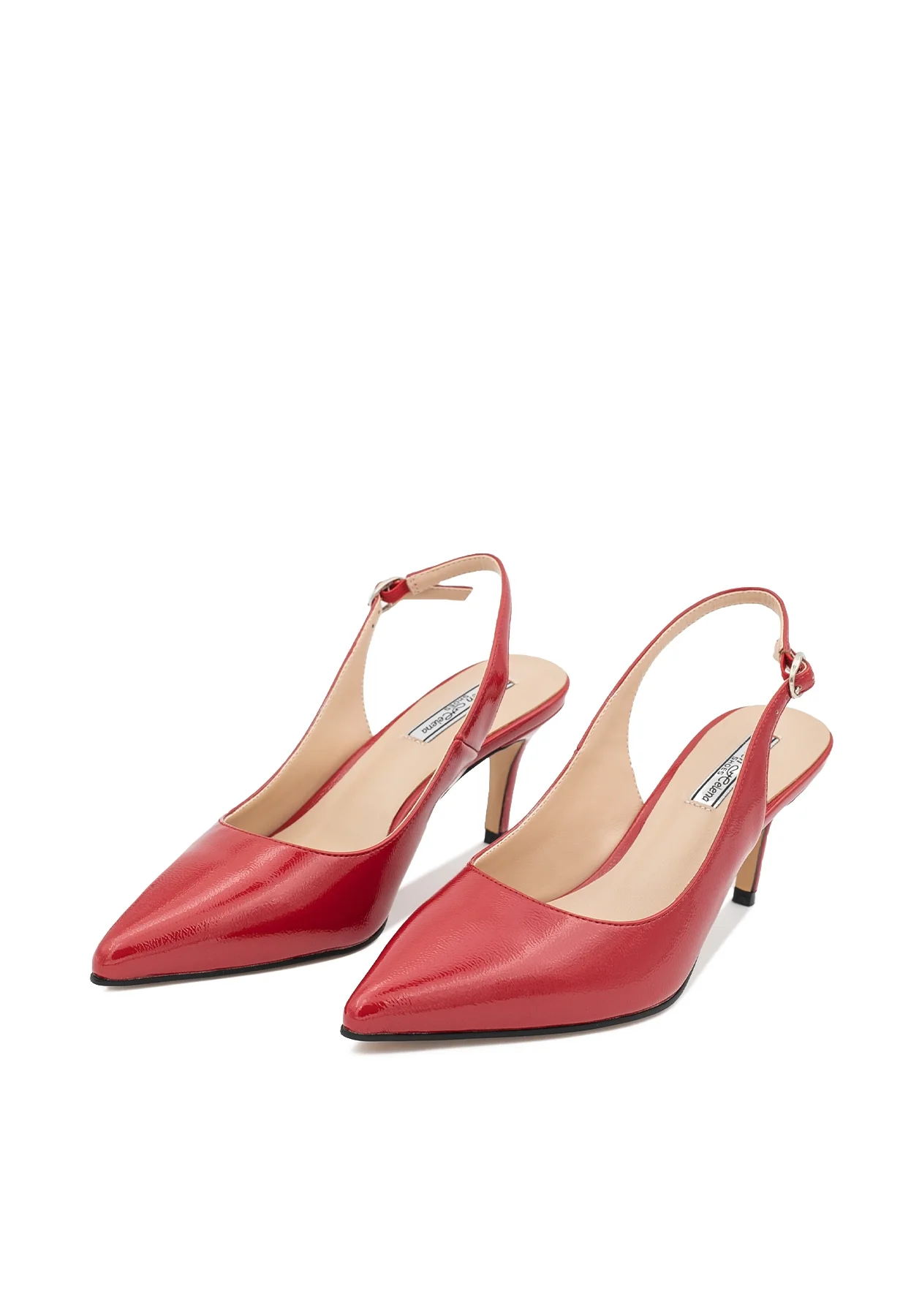 Décolleté slingback eleganti con tacco medio K3157 - Image 9