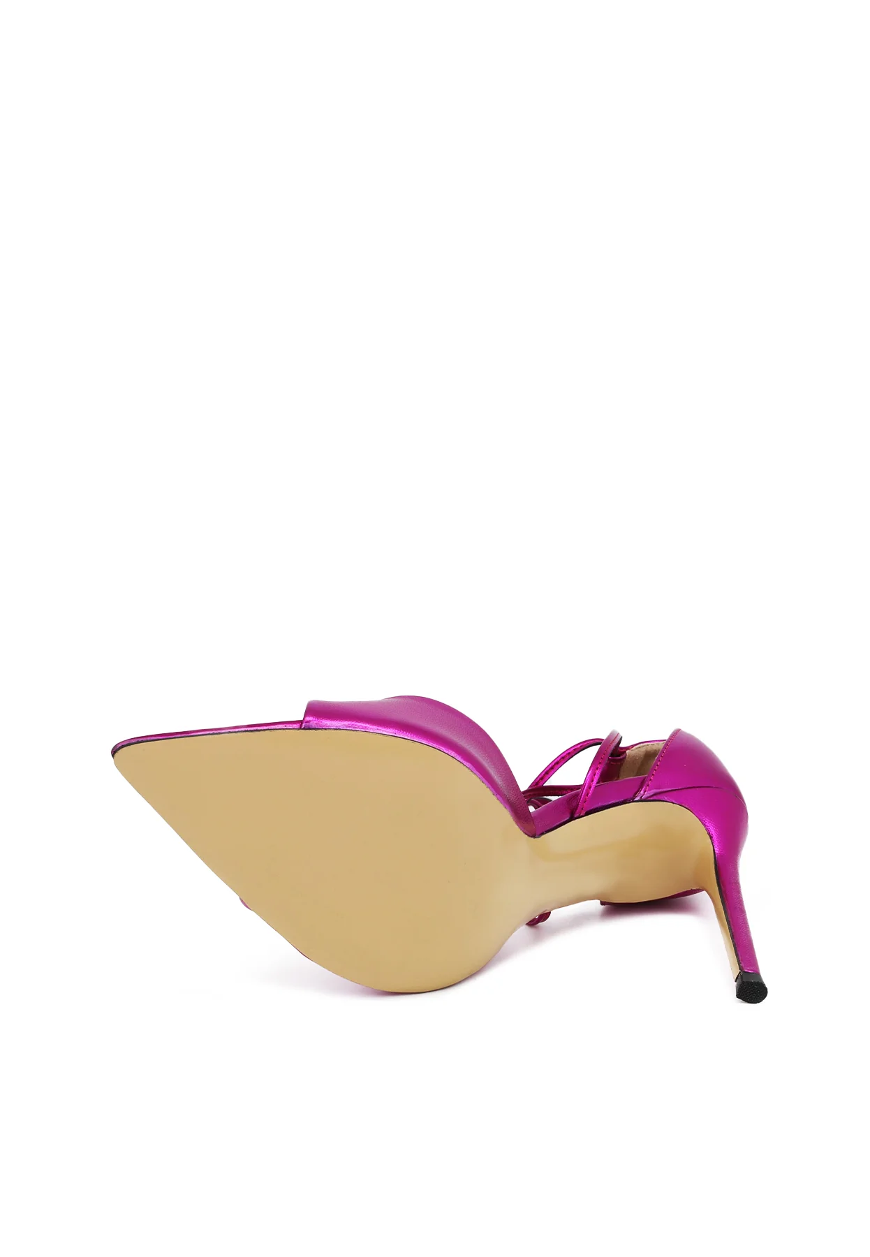 Décolleté slingback con lacci alla caviglia K3164 - Image 22