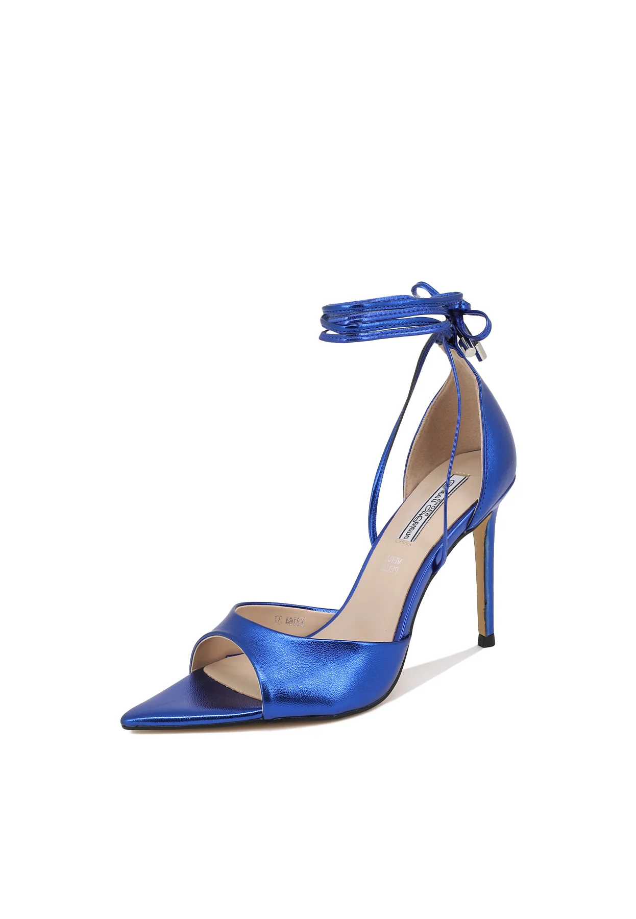 Décolleté slingback con lacci alla caviglia K3164 - Image 6