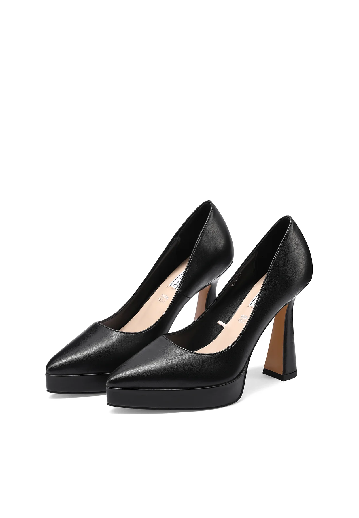 Décolleté platform con tacco alto sagomato K3176 - Image 7