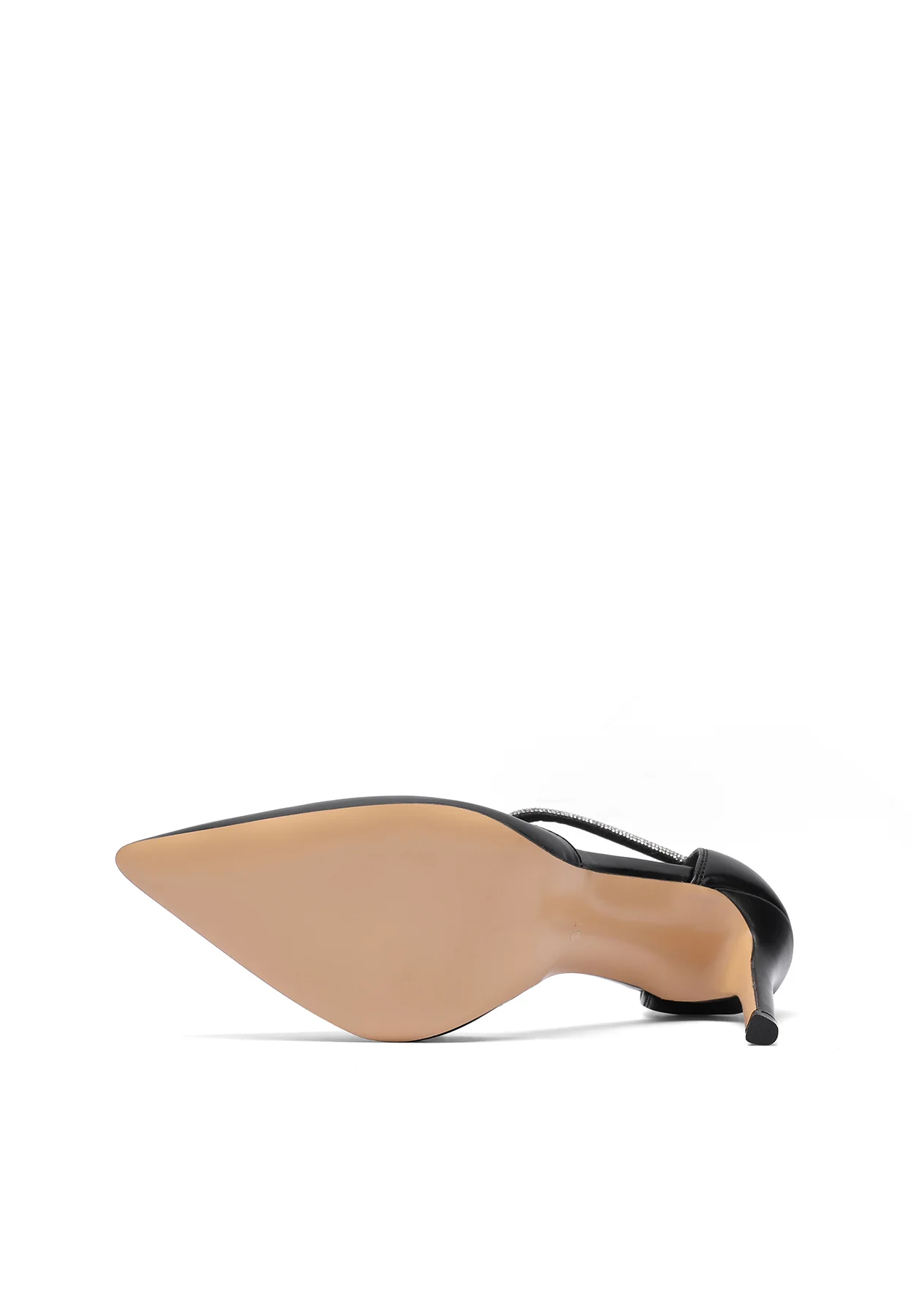 Décolleté gioiello slingback con T-bar in strass K3217 - Image 5