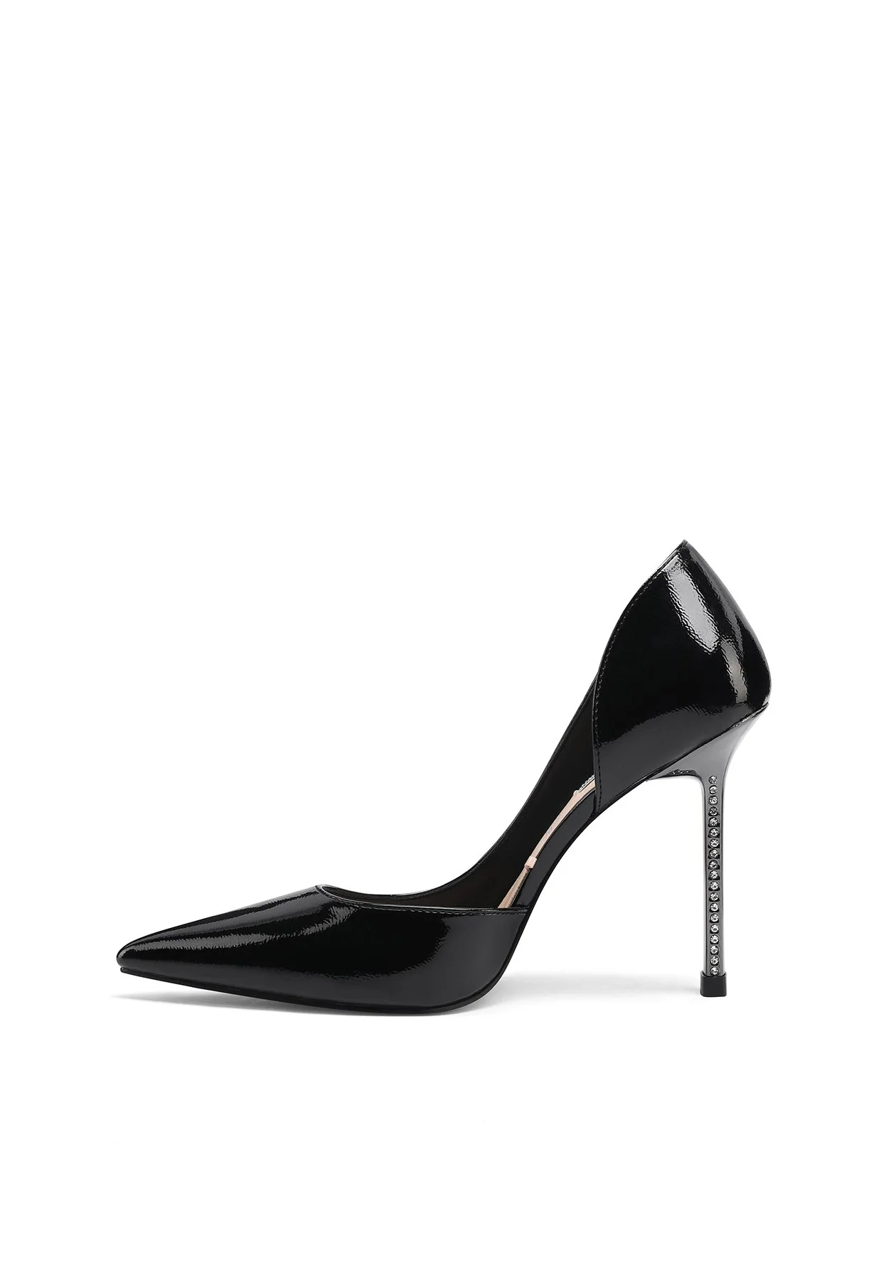 Décolleté in vernice con tacco gioiello K3268 - Image 3
