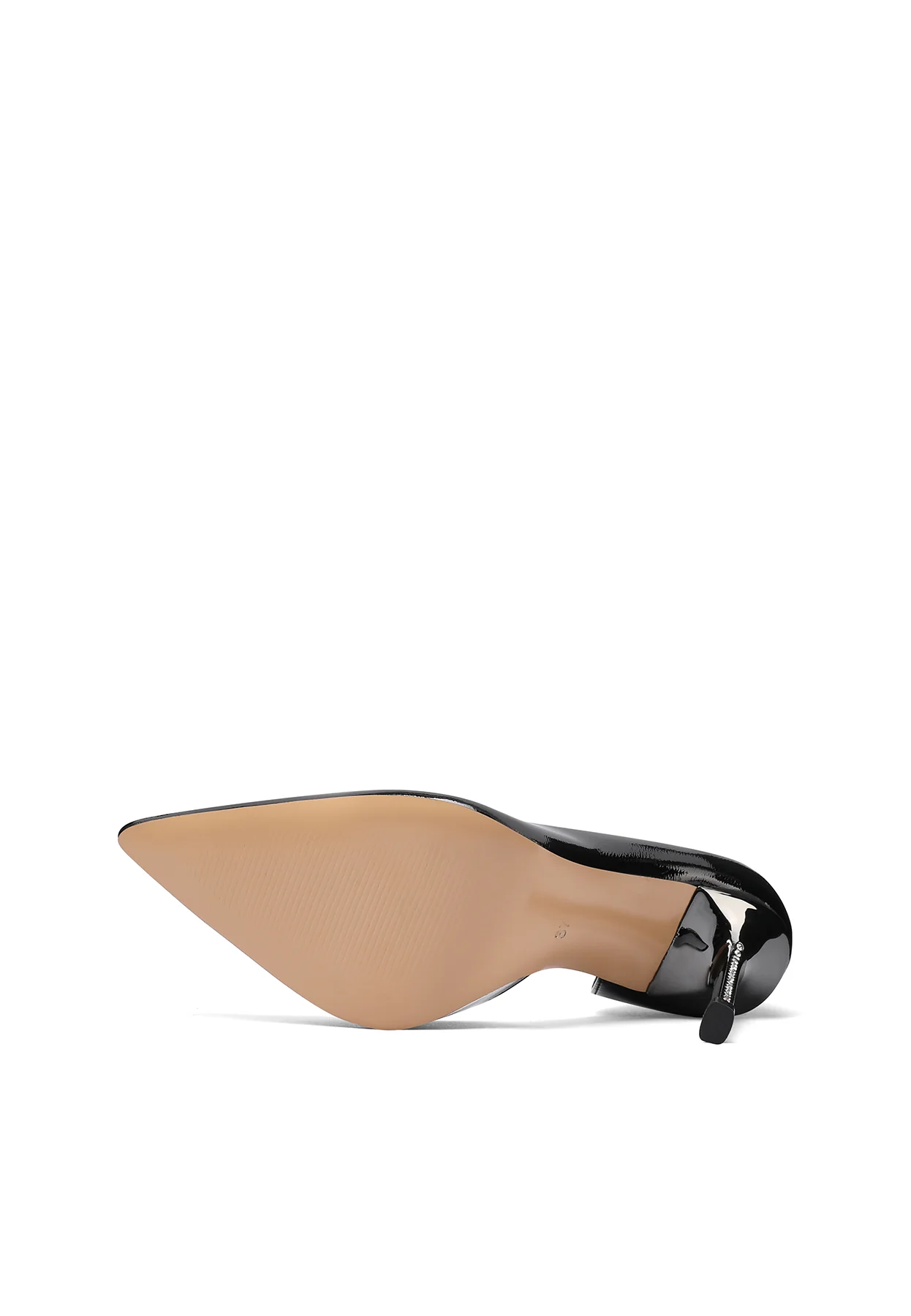 Décolleté in vernice con tacco gioiello K3268 - Image 6