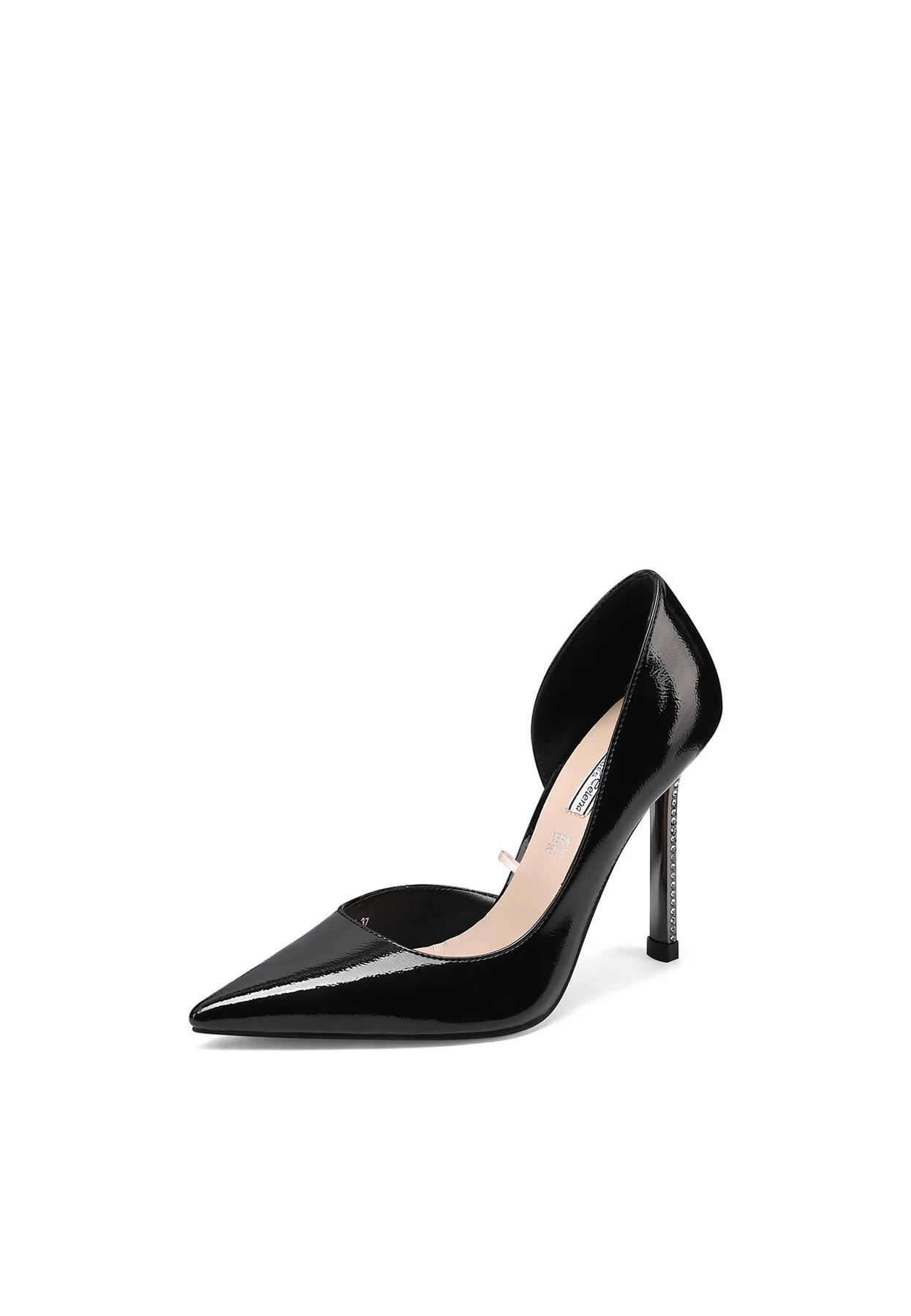 Décolleté in vernice con tacco gioiello K3268 - Image 7