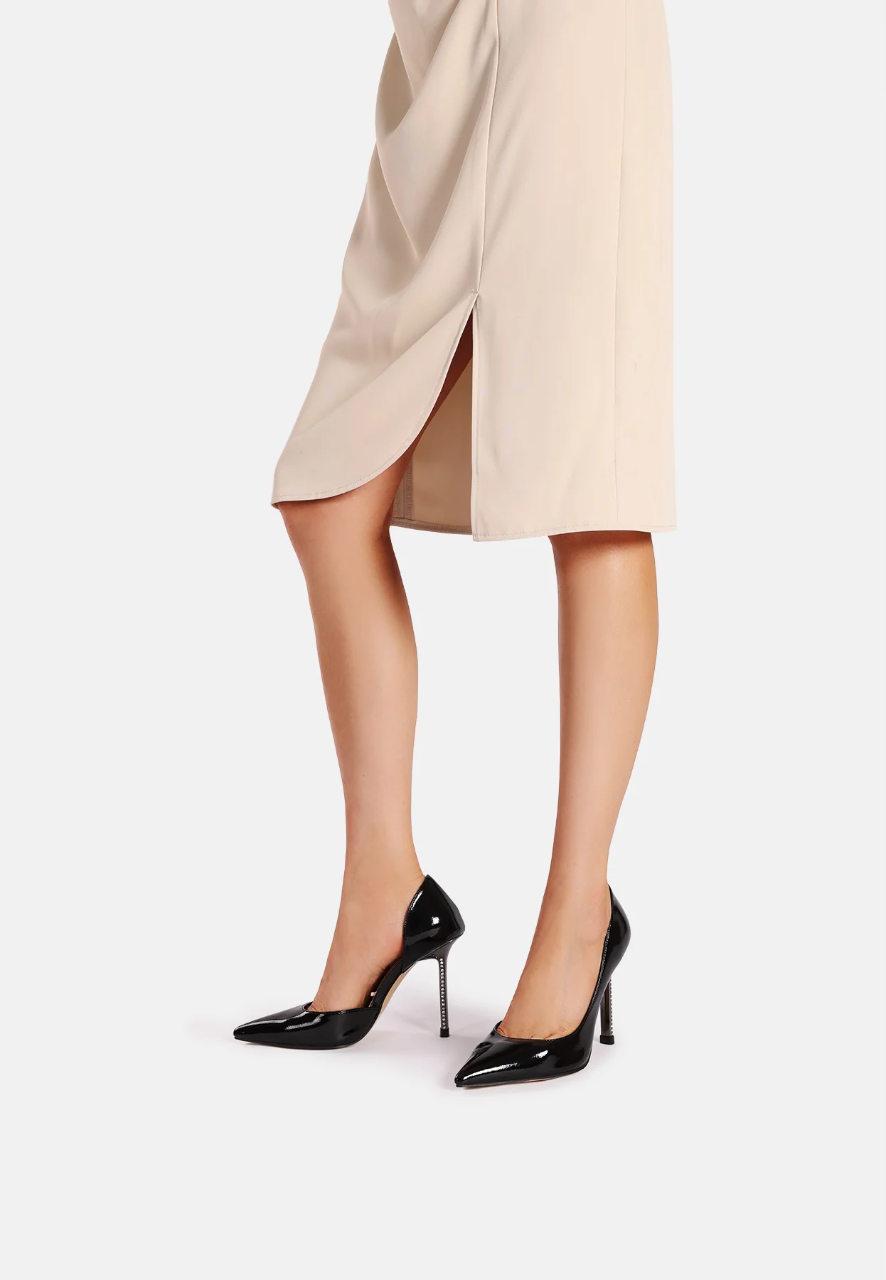Décolleté in vernice con tacco gioiello K3268 - Image 8