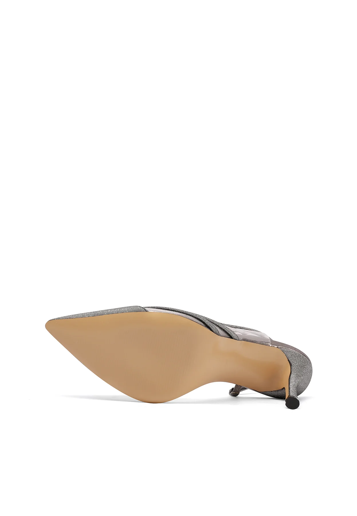 Décolleté slingback con inserti trasparenti e tacco alto K3294 - Image 6