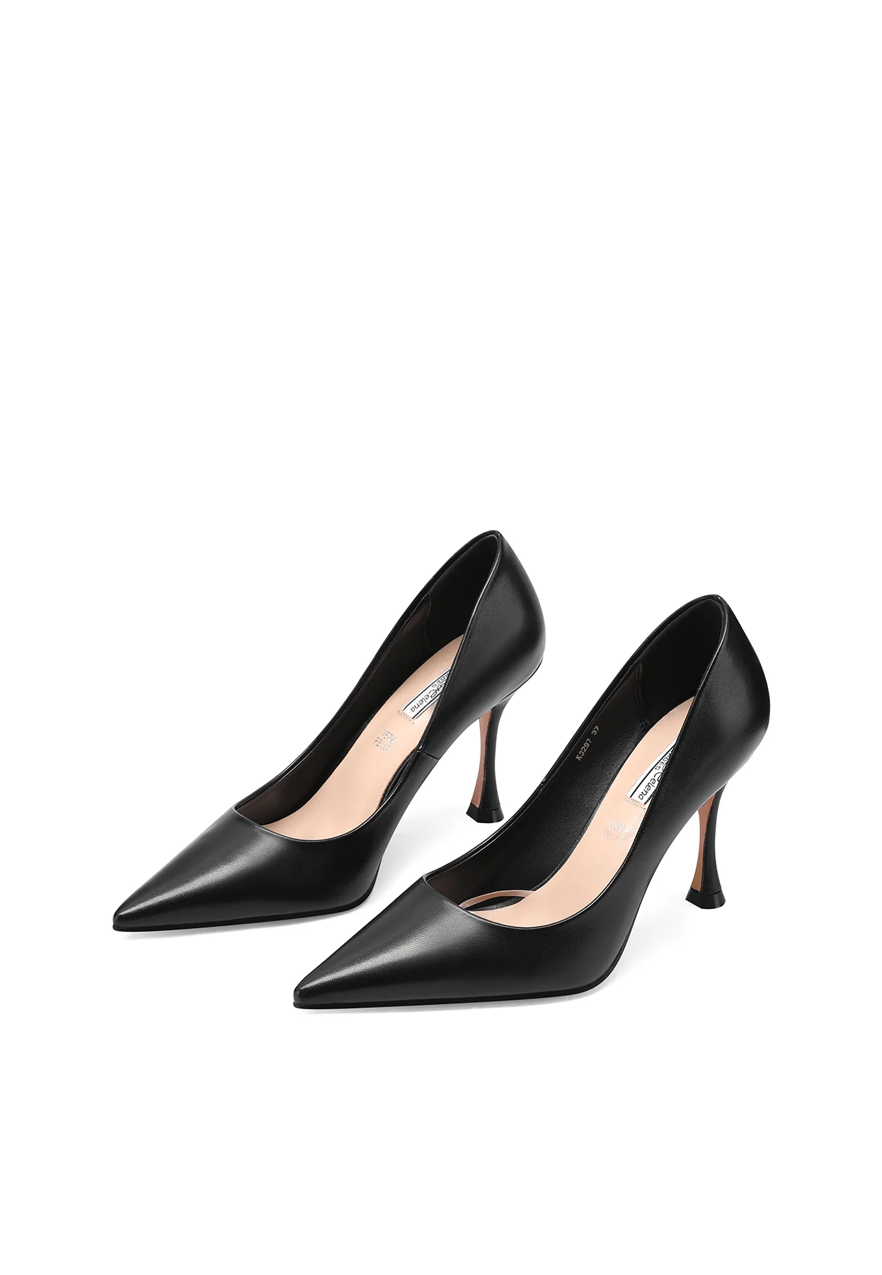 Décolleté classiche a punta con tacco sagomato K3297 - Image 6