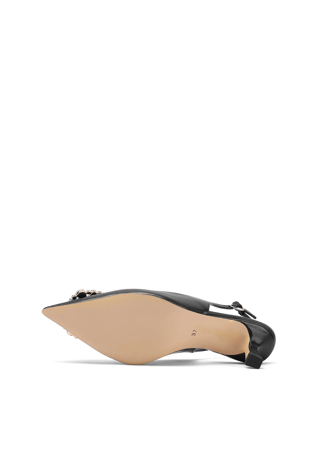 Dècolletè Slingback a punta con fibbia gioiello K3320 - Image 13
