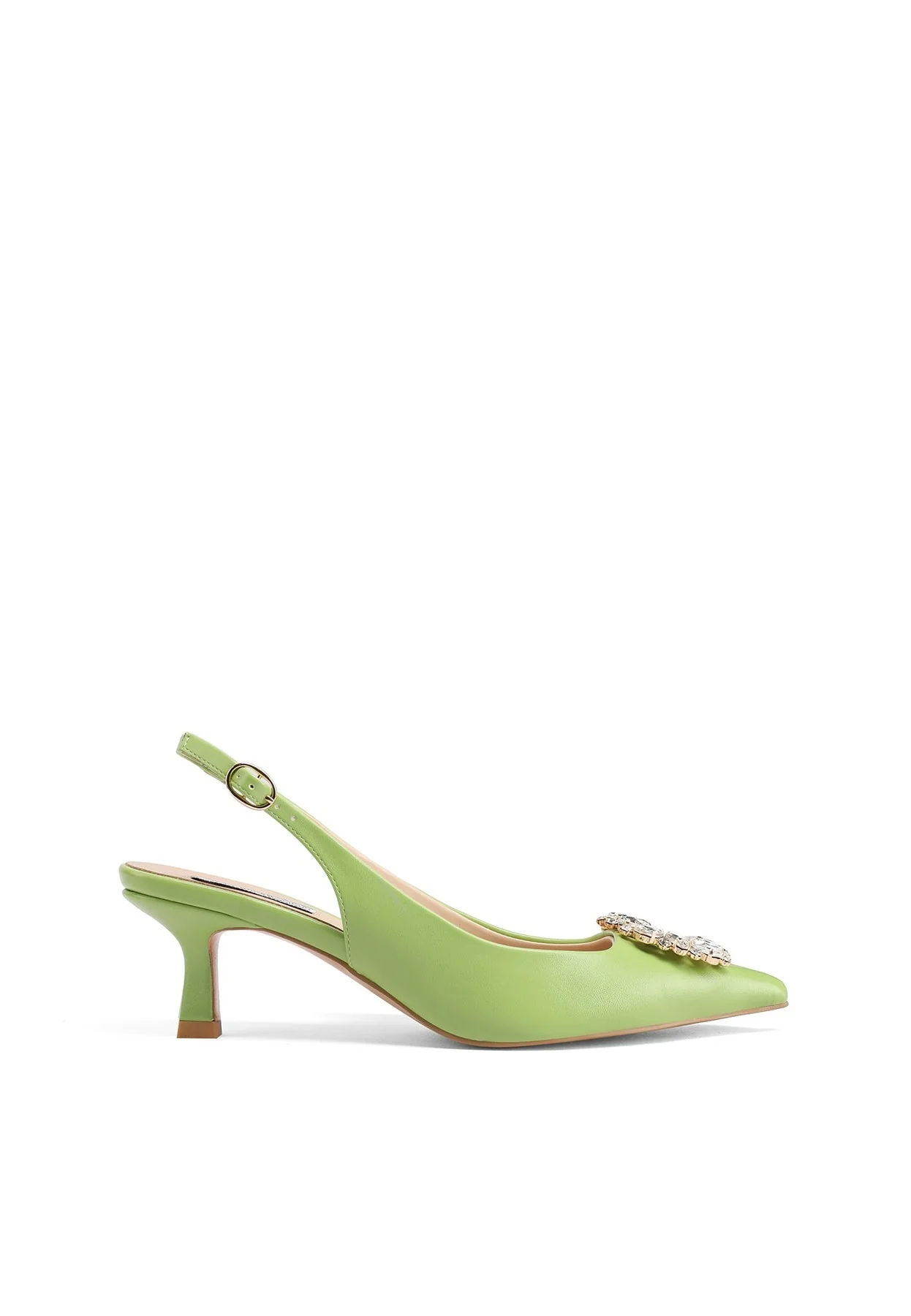 Dècolletè Slingback a punta con fibbia gioiello K3320 - Image 16