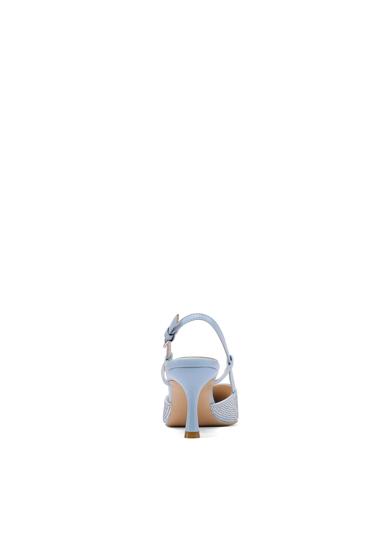 Dècolletè Slingback a punta con strass bicolore K3334 - Image 12