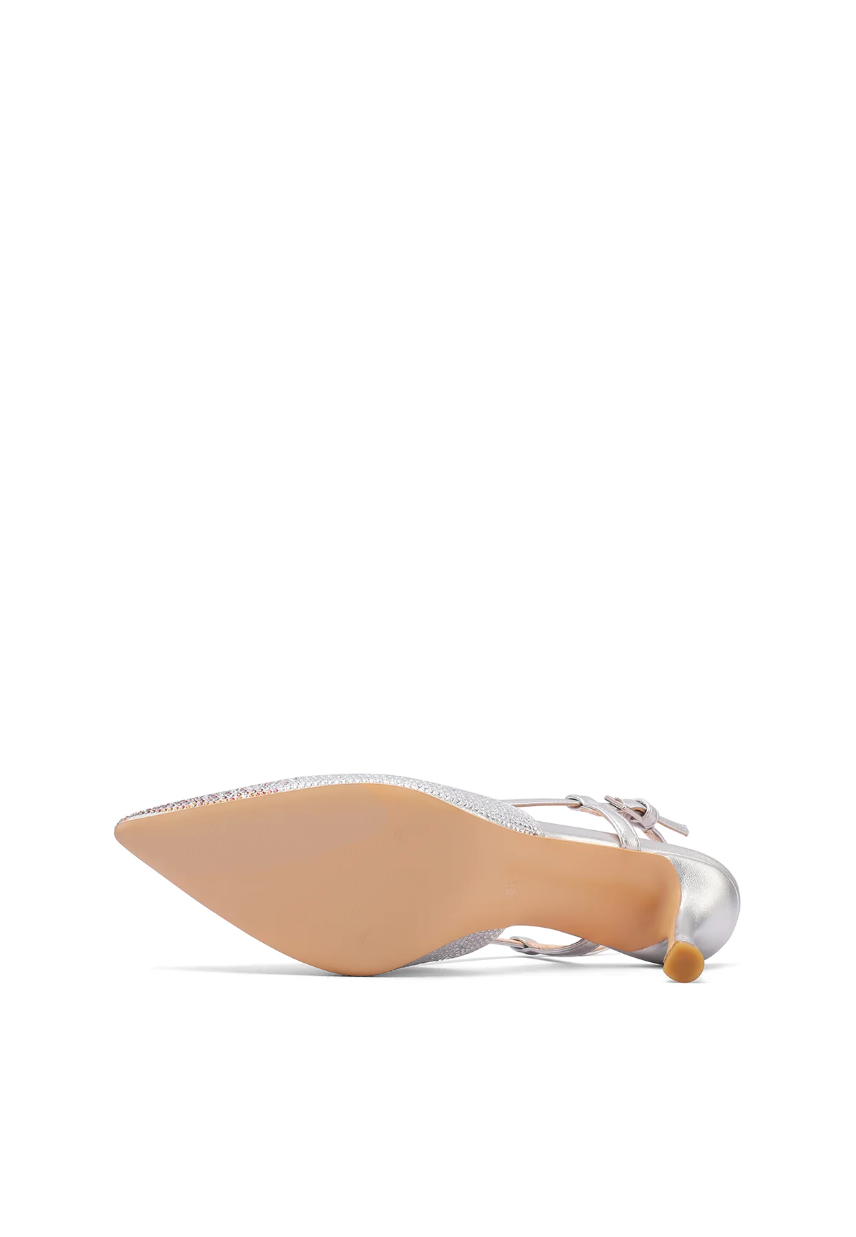 Dècolletè Slingback a punta con strass bicolore K3334 - Image 6