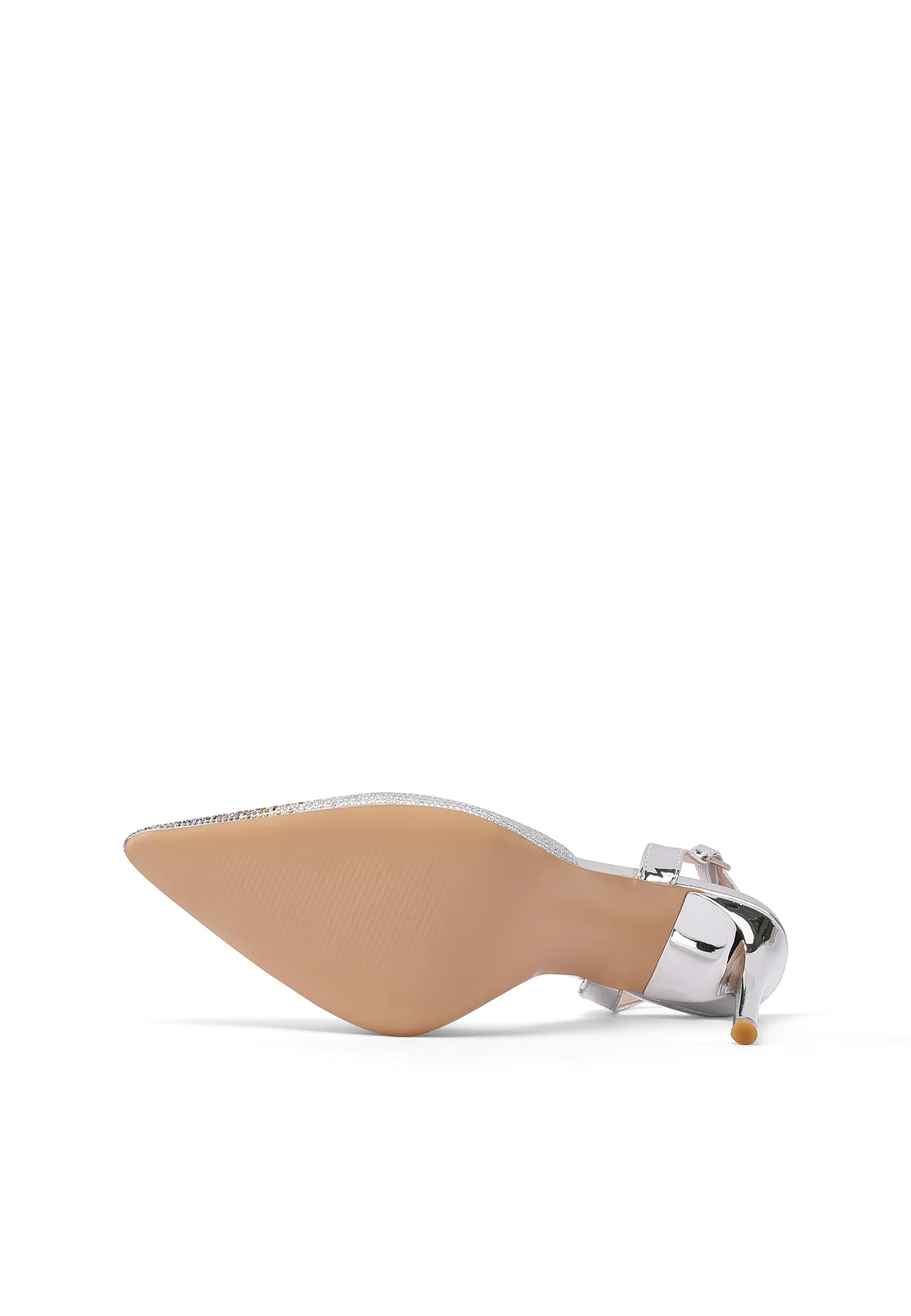 Décolleté slingback a punta con micro strass K3336 - Image 13