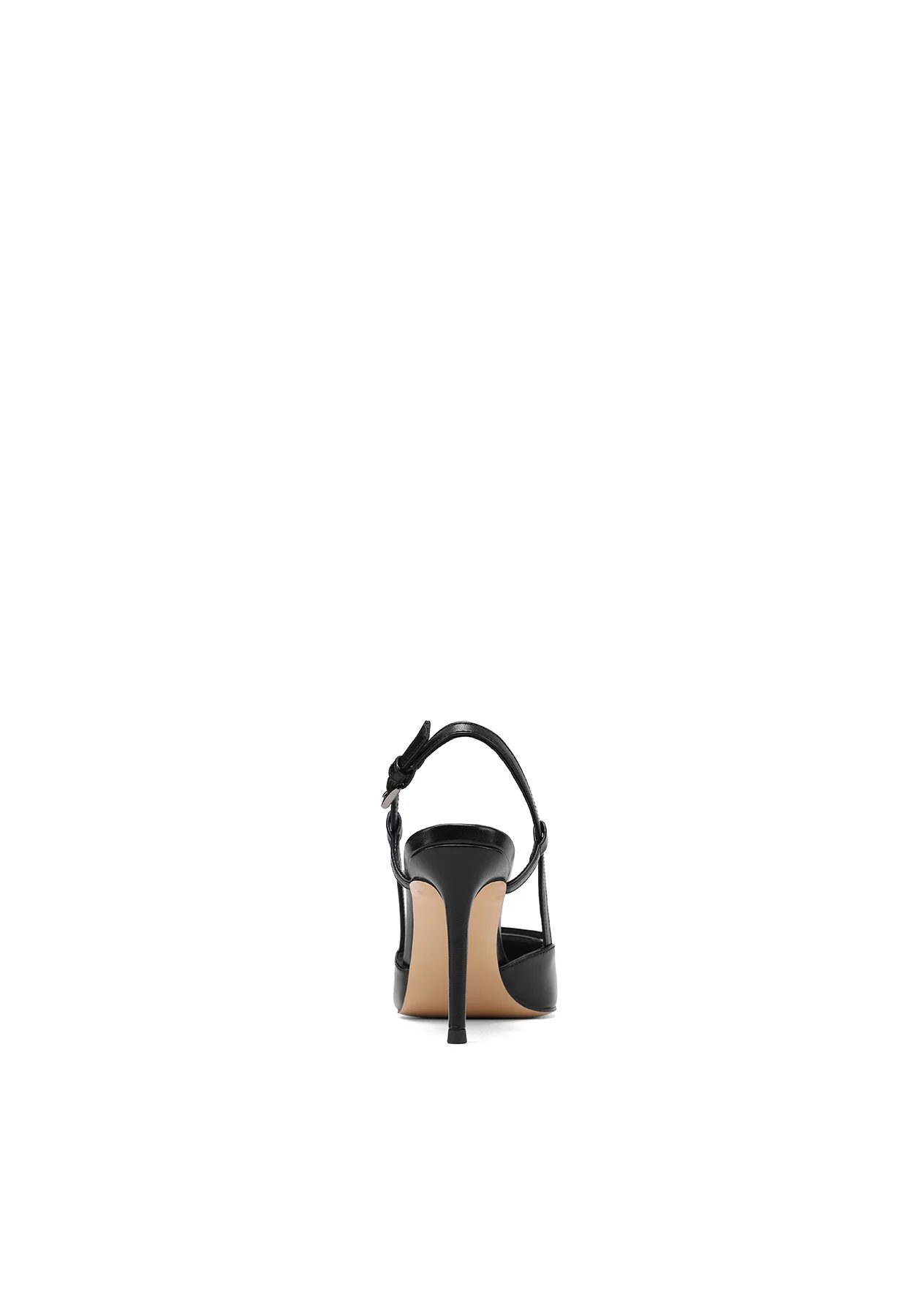 Dècolletè Slingback a punta con maxi fibbia e tacco alto K3350 - Image 13