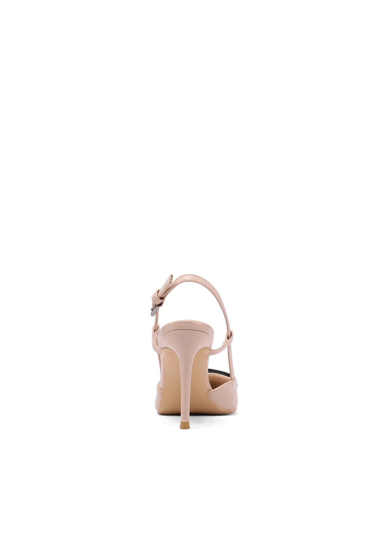 Dècolletè Slingback a punta con maxi fibbia e tacco alto K3350 - Image 5