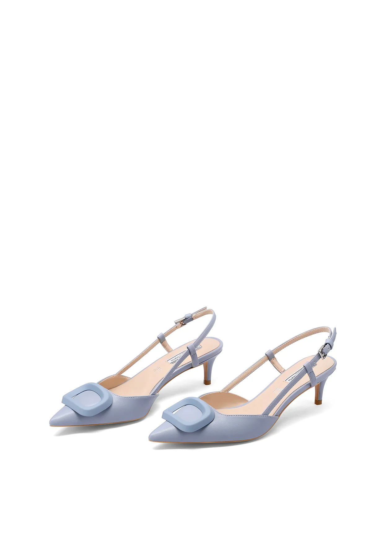 Dècolletè Slingback a punta con maxi fibbia K3363 - Image 11