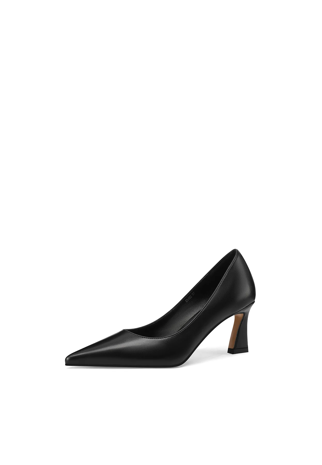 Décolleté a punta con tacco scolpito K3462 - Image 3