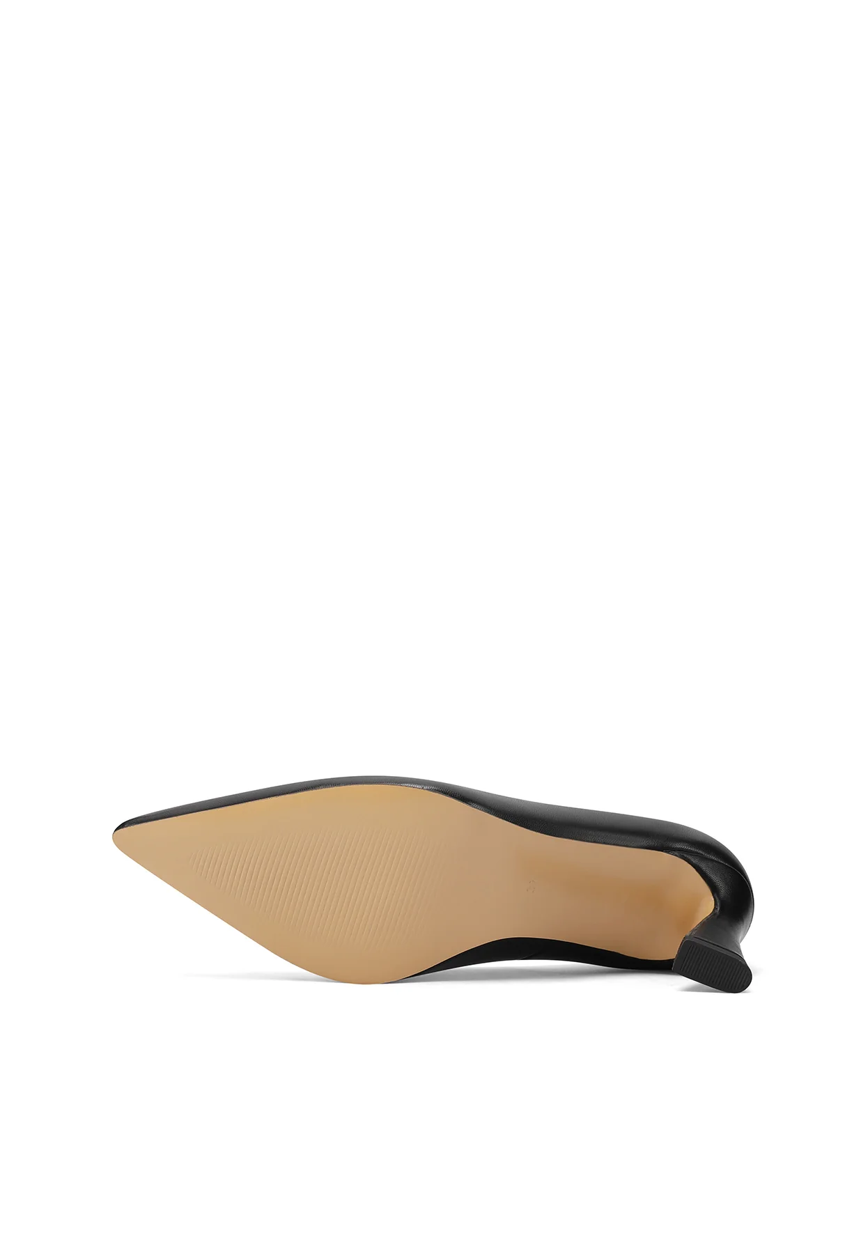 Décolleté a punta con tacco scolpito K3462 - Image 5