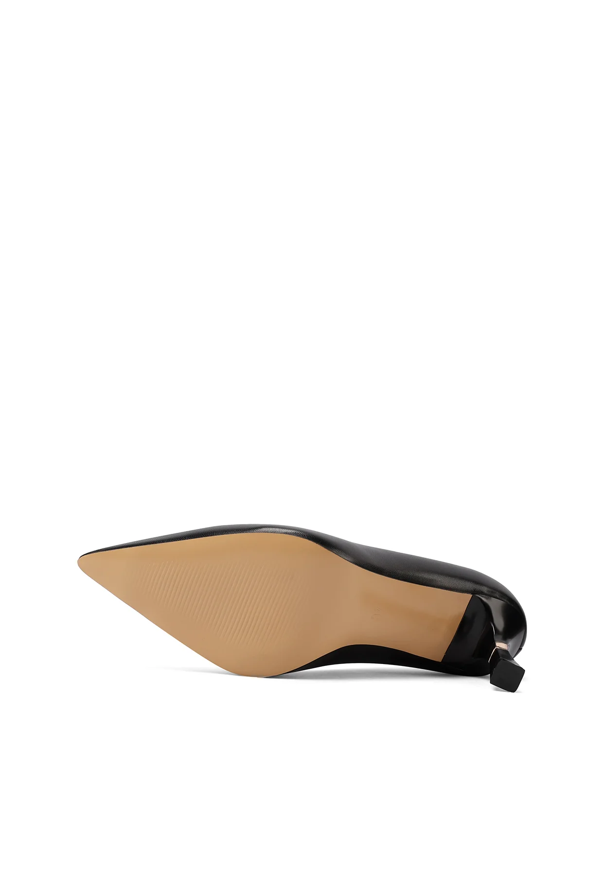 Décolleté a punta con tacco moderno e dettaglio metal K3517 - Image 6