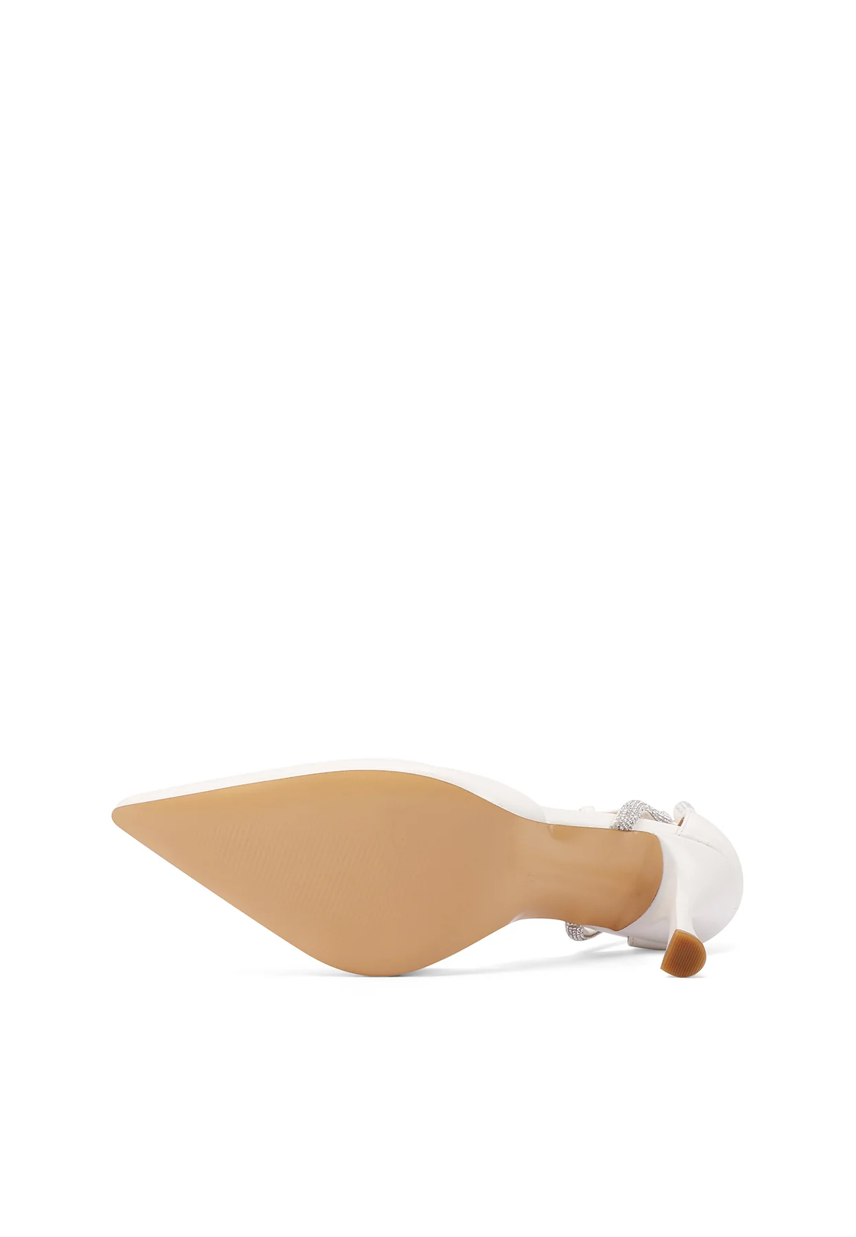 Décolleté a punta con cinturino brillante K3623 - Image 6
