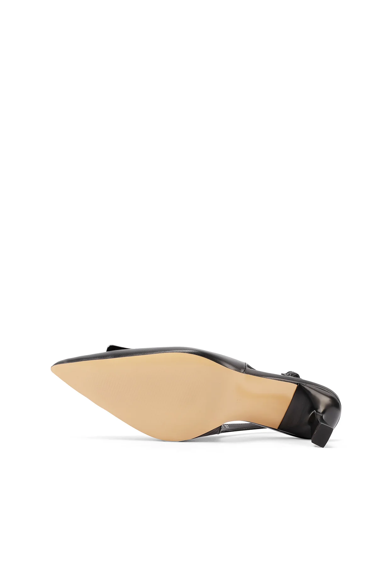 Decolletè Slingback a punta con maxi fibbia moderna K3627 - Image 6
