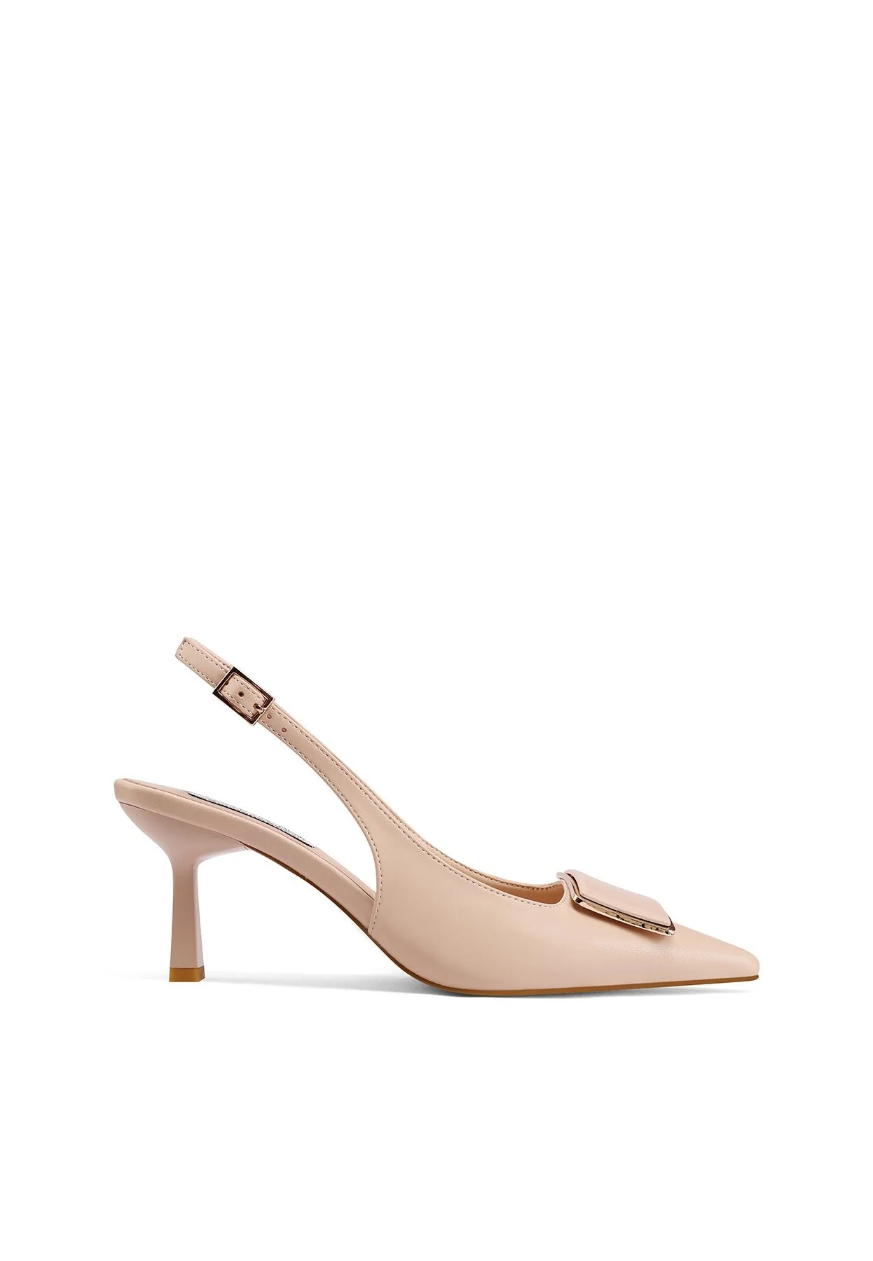 Decolletè Slingback a punta con maxi fibbia moderna K3627 - Image 9