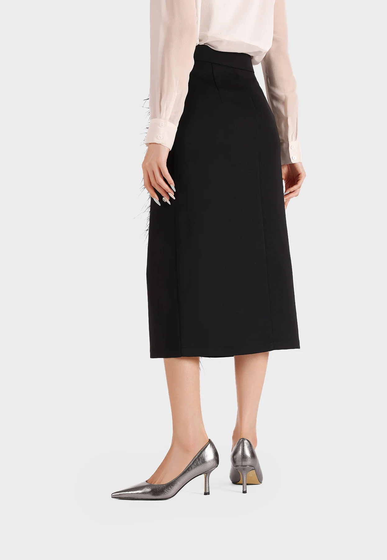 Décolleté da donna eleganti a punta con tacco sottile K3642 - Image 14