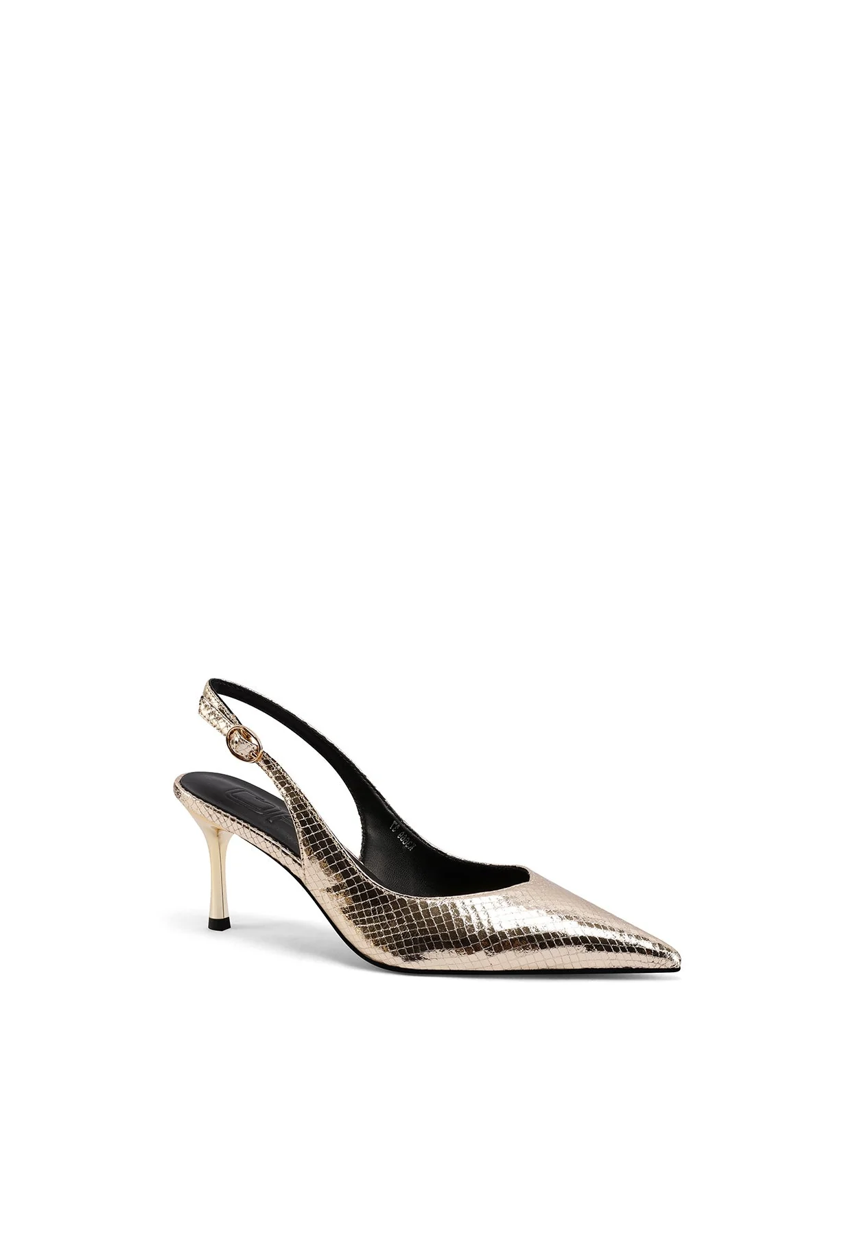 Dècolletè Slingback a punta effetto pitonato K3669 - Image 3