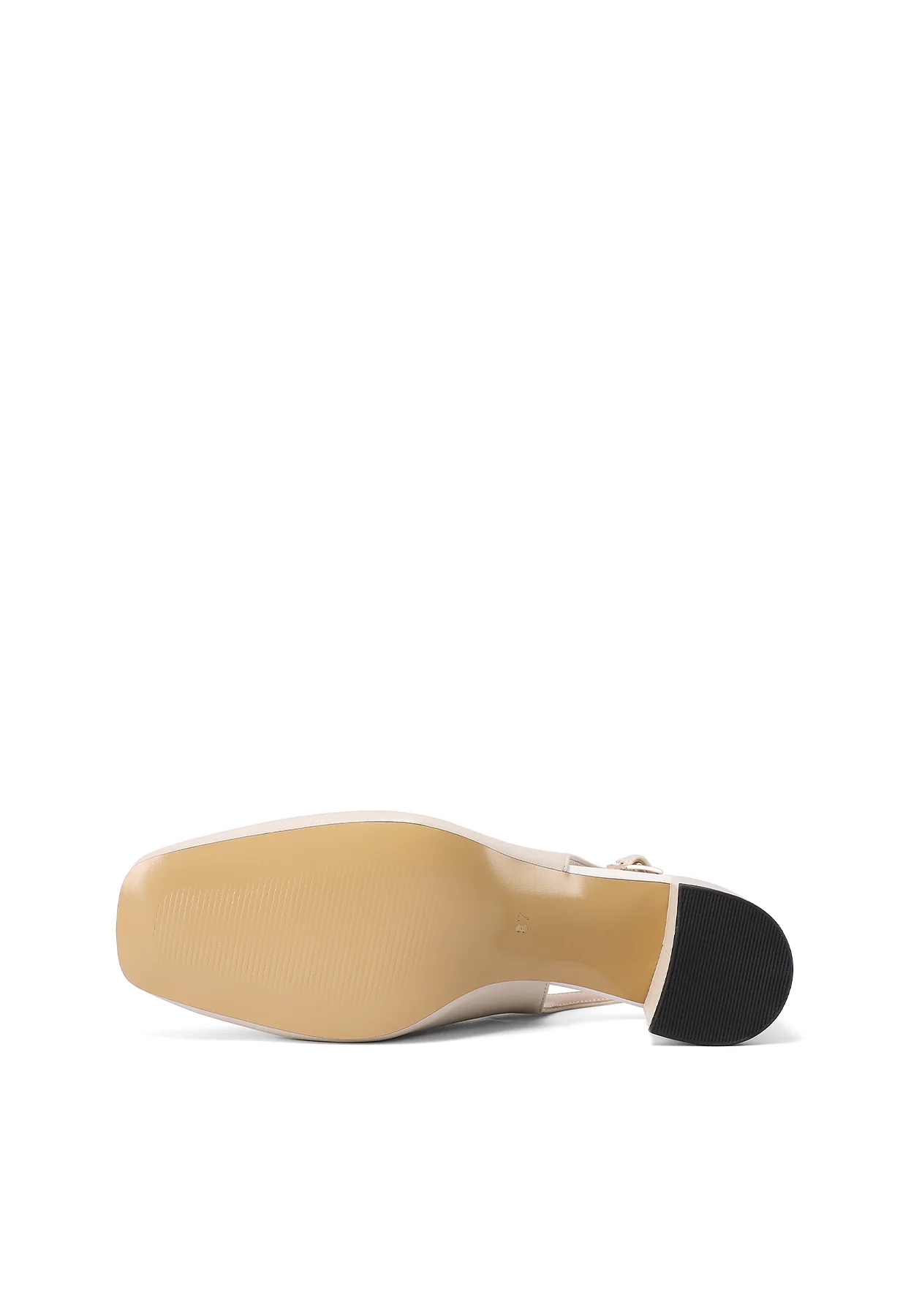 Dècolletè Slingback bicolore con punta squadrata K3689 - Image 13
