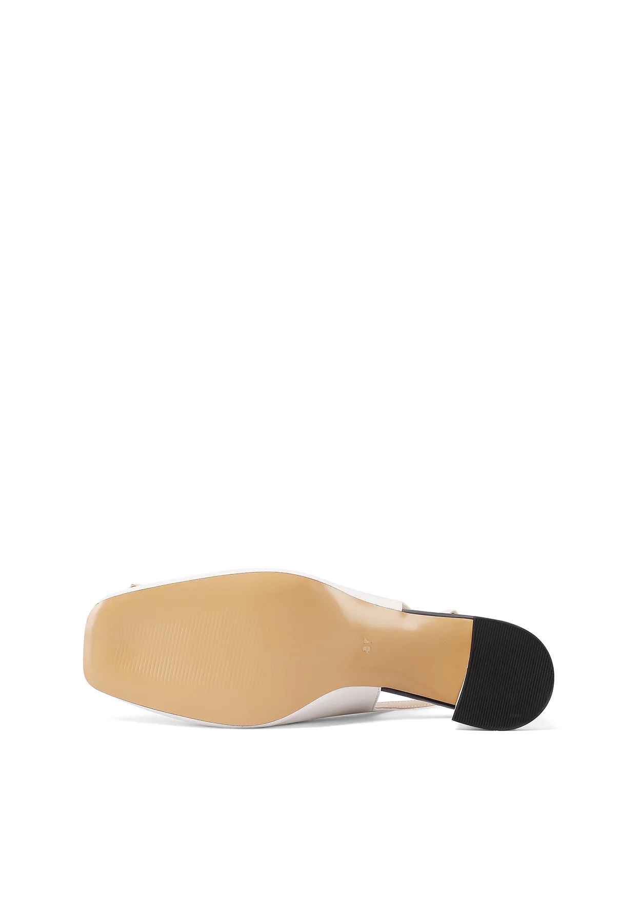 Dècolletè Slingback bicolore con punta squadrata K3689 - Image 6