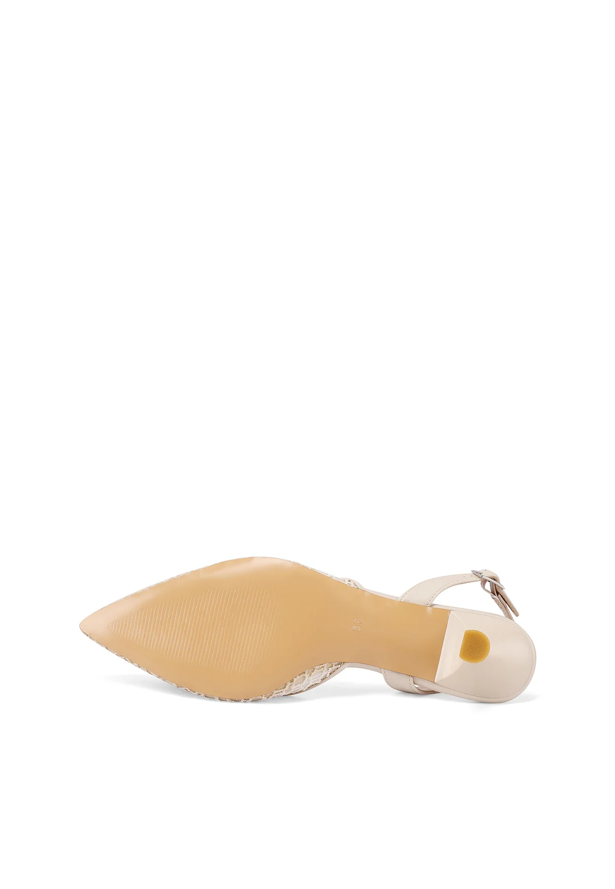 Dècolletè Slingback ricamata con applicazione gioiello K3696 - Image 6