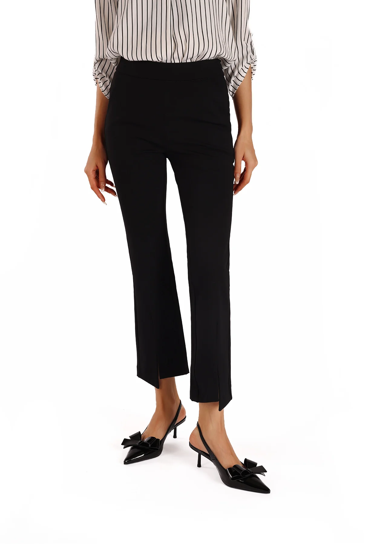 Dècolletè Slingback a punta con fiocco elegante K3738