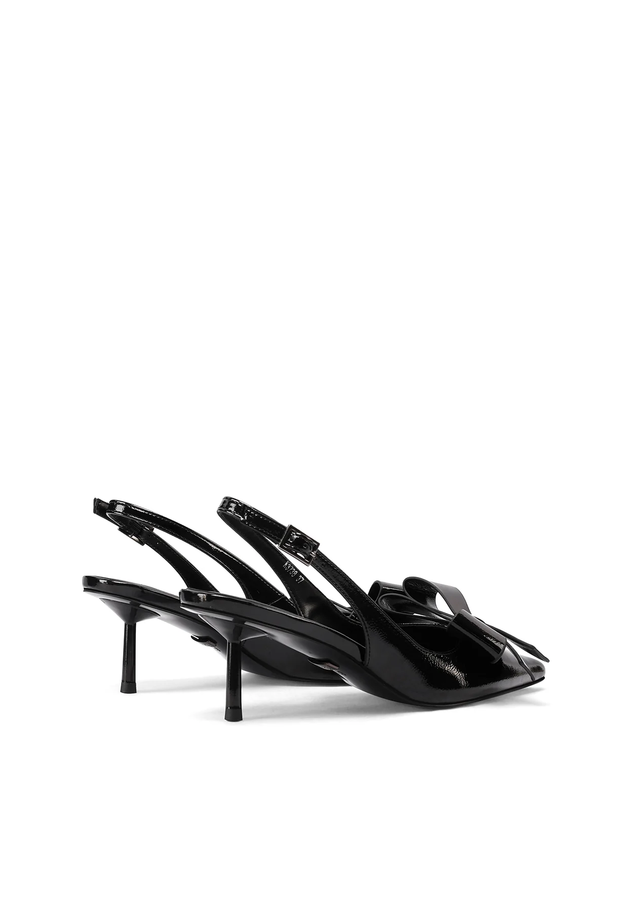 Dècolletè Slingback a punta con fiocco elegante K3738 - Image 4