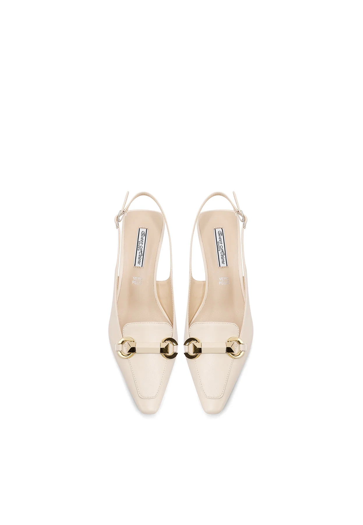 Dècolletè Slingback a punta con dettaglio metallico K3752 - Image 12