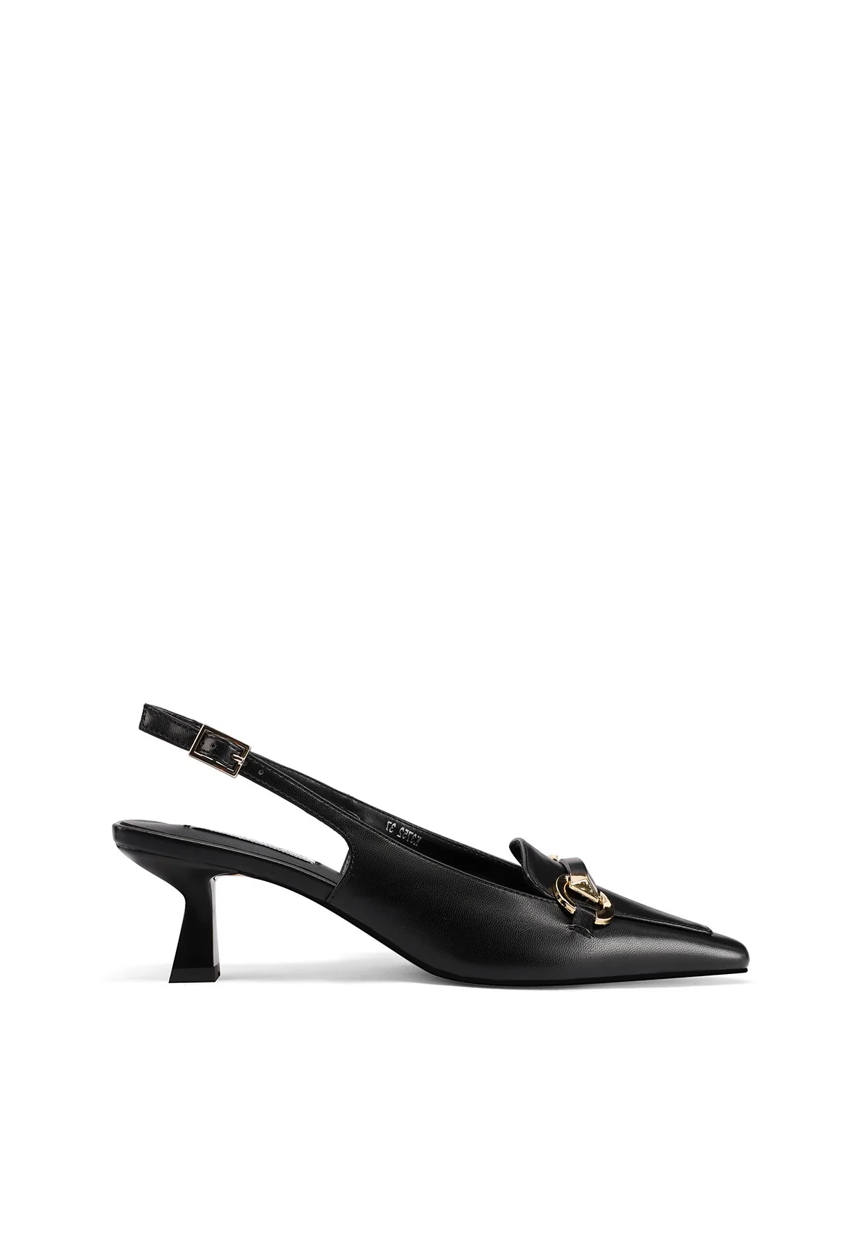 Dècolletè Slingback a punta con dettaglio metallico K3752 - Image 2