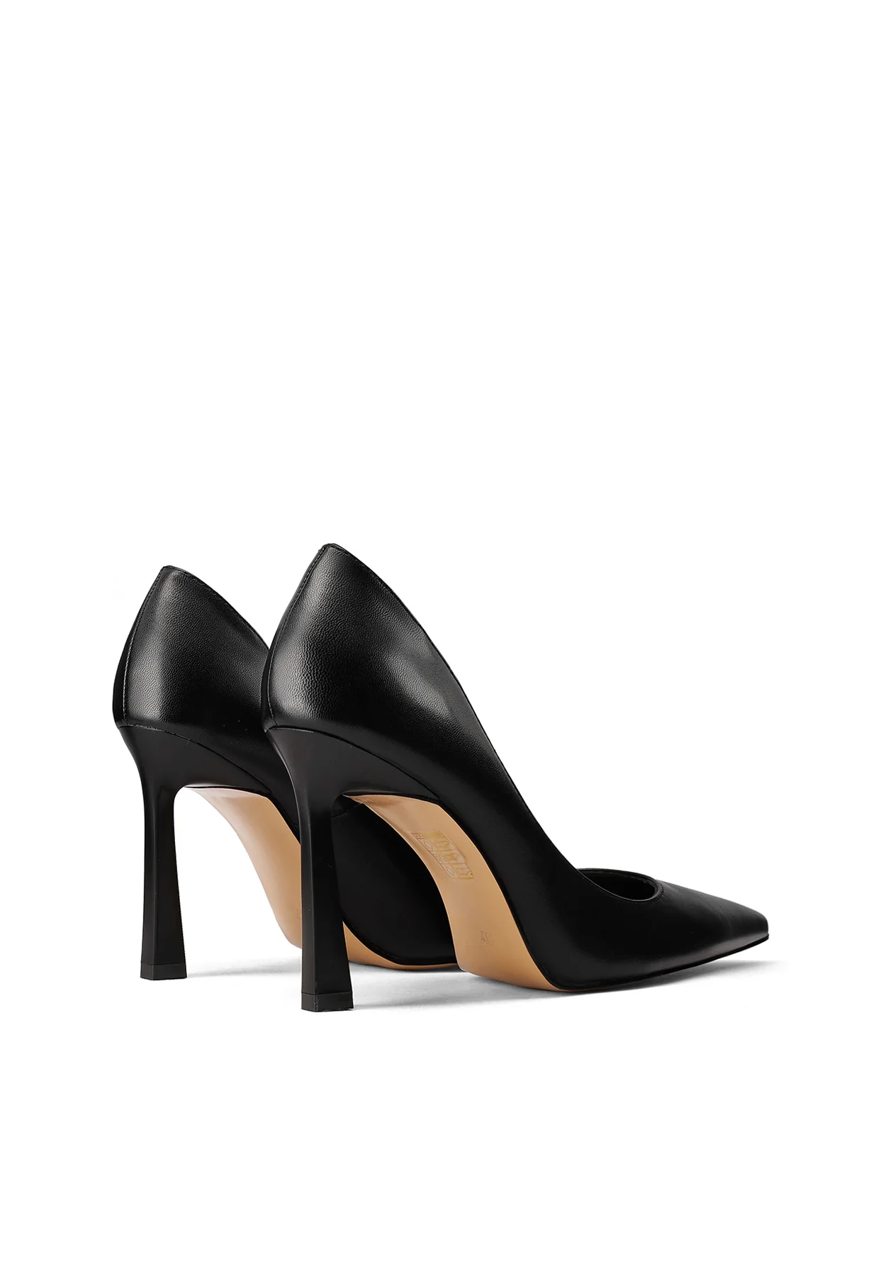 Decollete classica in pelle nera K4018 - Image 4