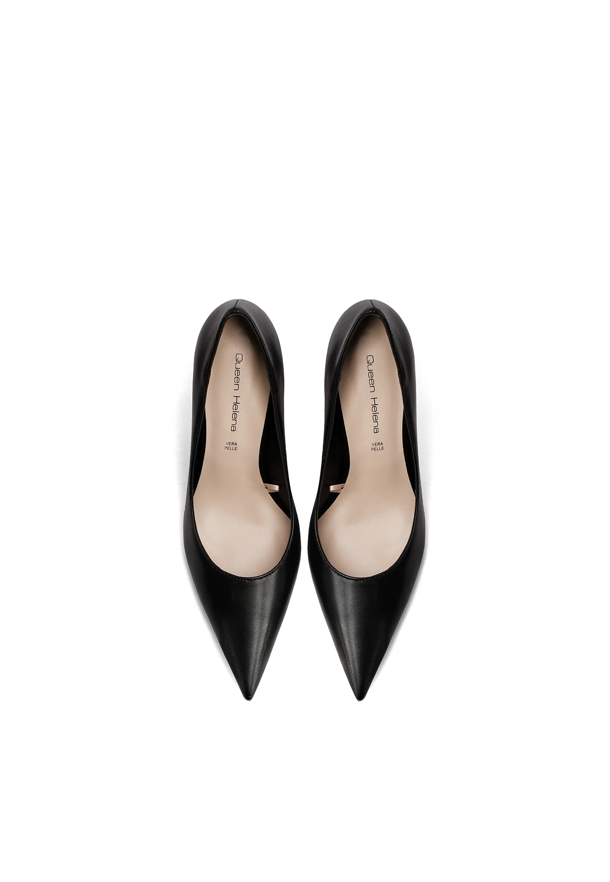 Decollete classica in pelle nera K4018 - Image 5