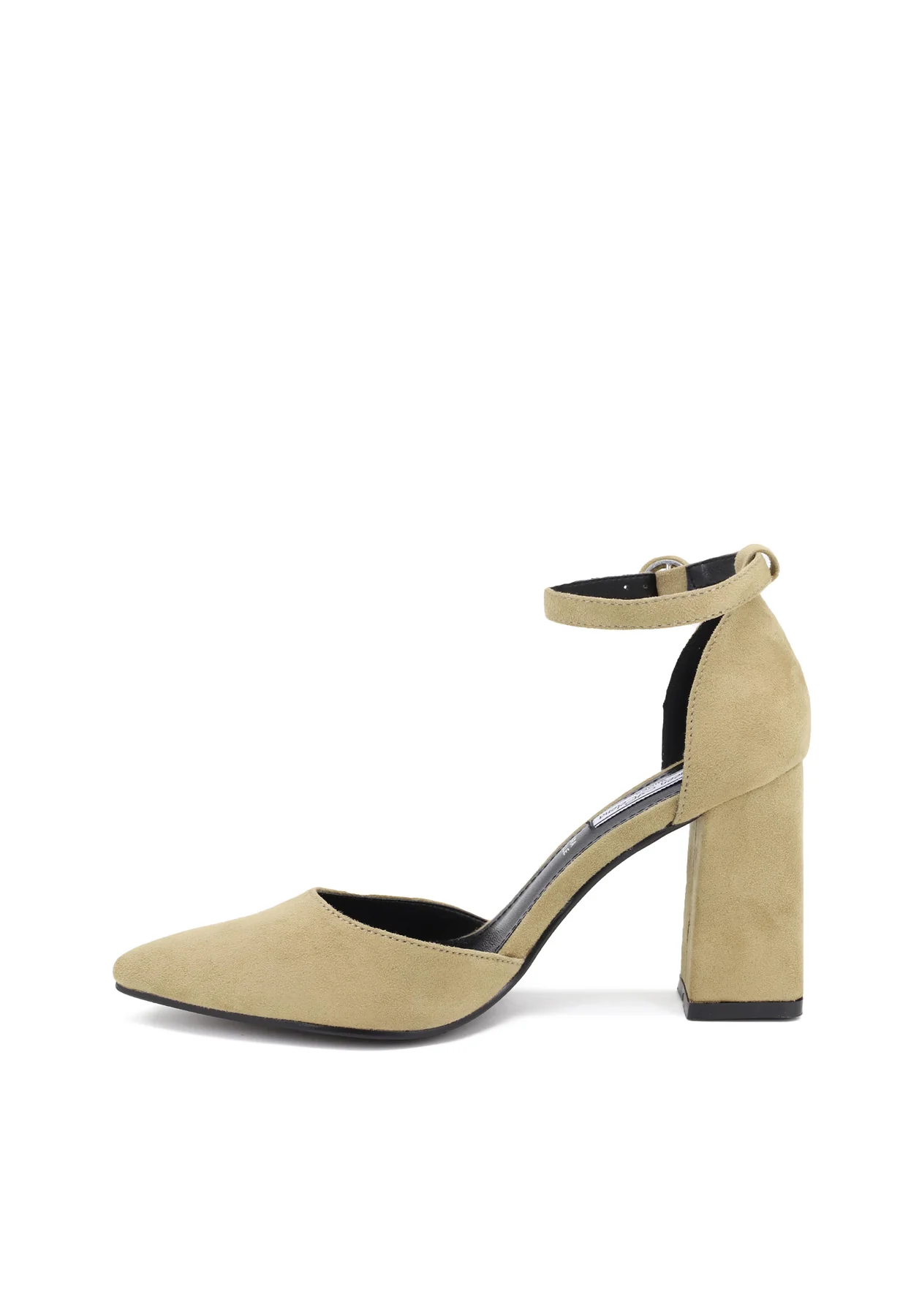 Décolleté con cinturino alla caviglia e tacco largo ZM7002 - Image 5