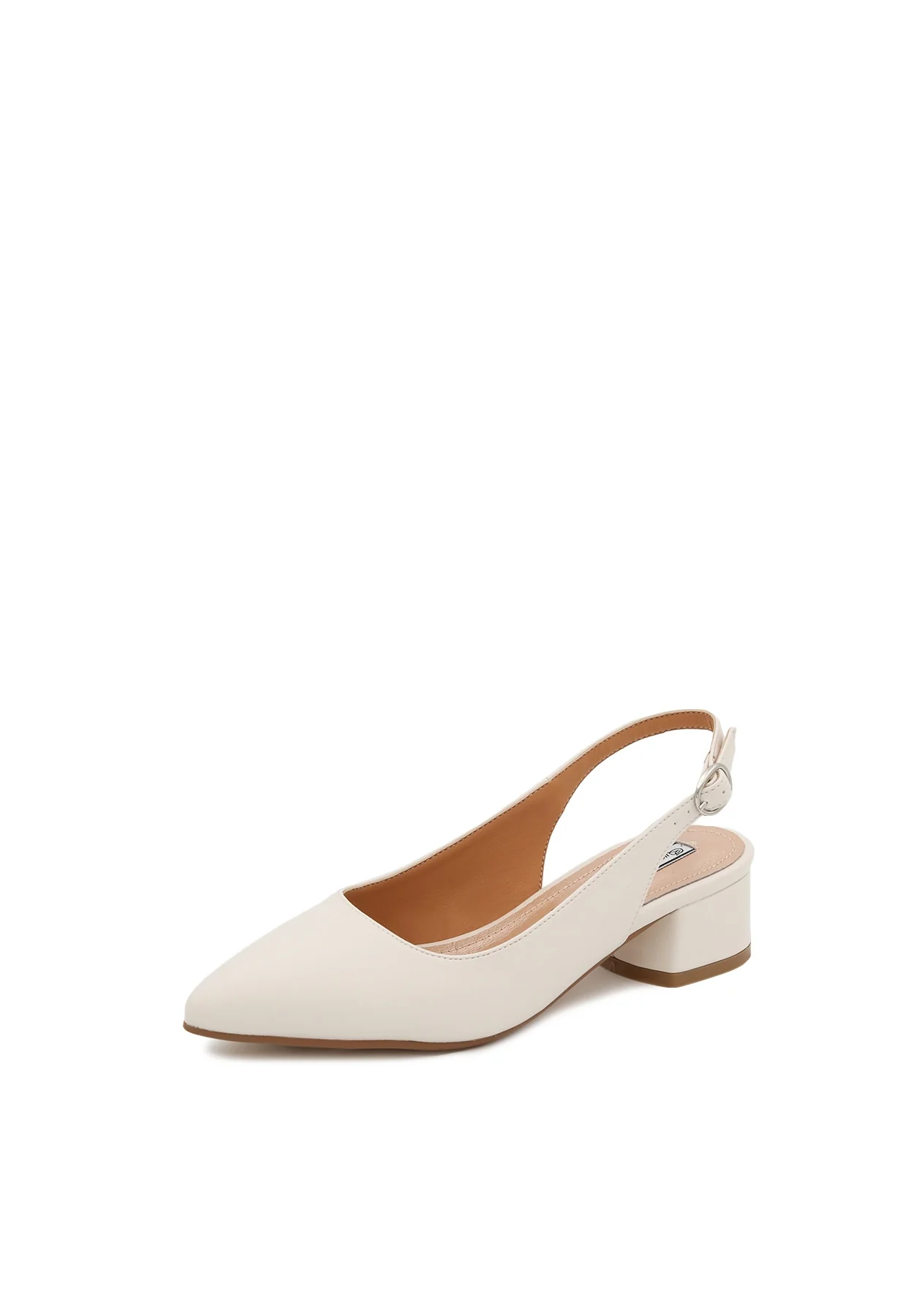 Décolleté slingback con tacco basso ZM9323 - Image 8